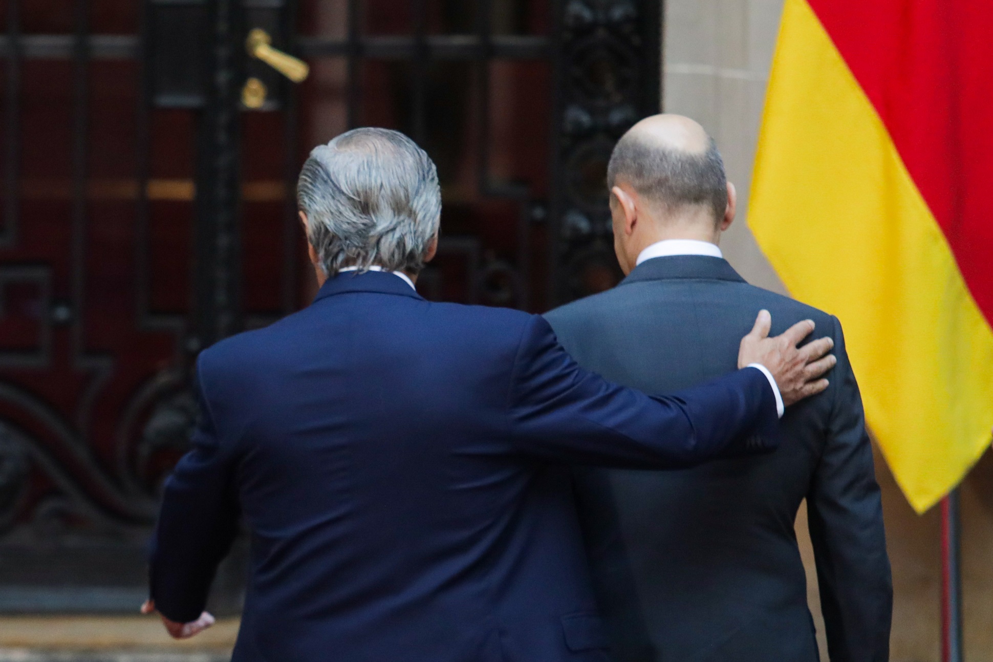 El presidente se reunió con el canciller de Alemania, Olaf Scholz