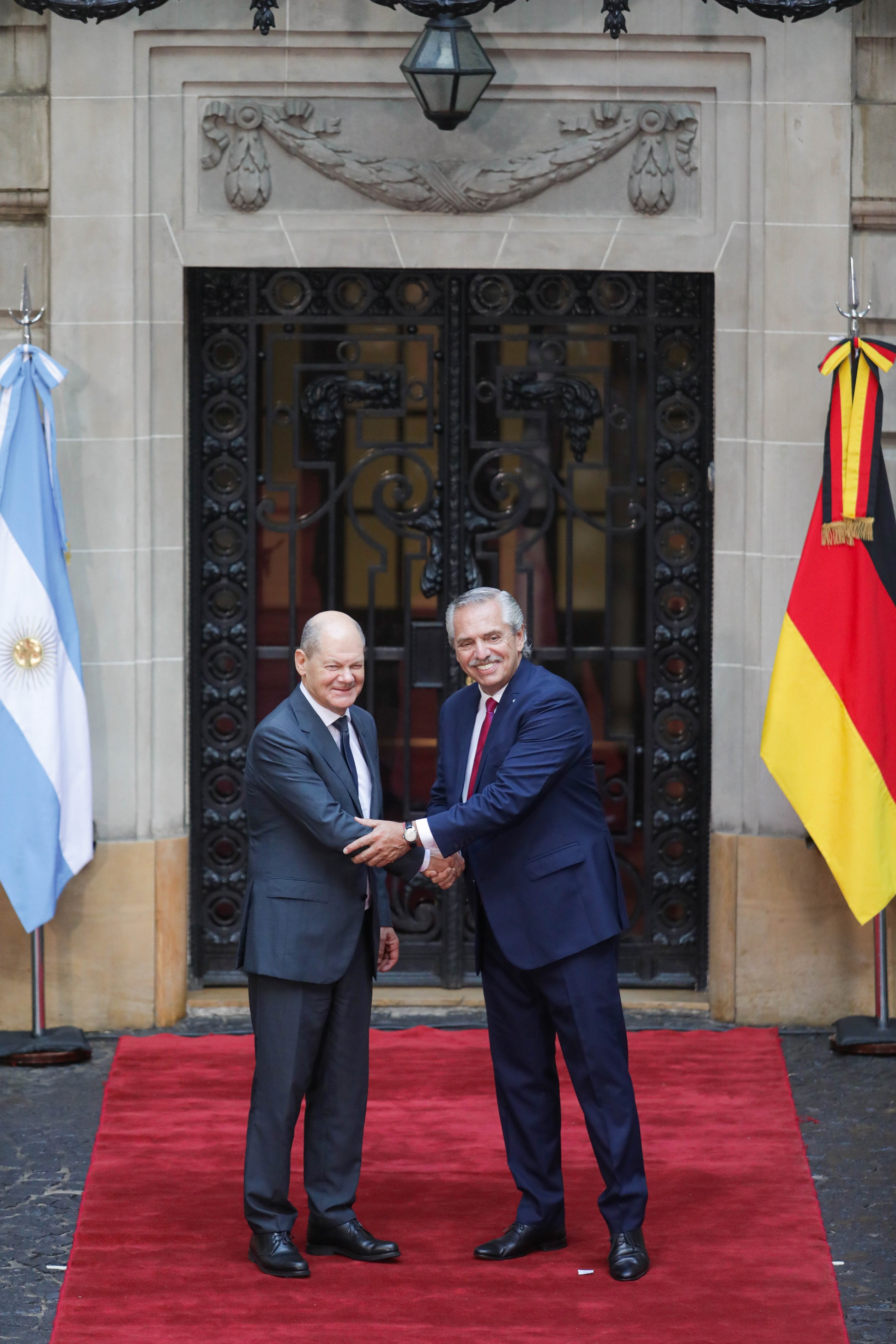 El presidente se reunió con el canciller de Alemania, Olaf Scholz