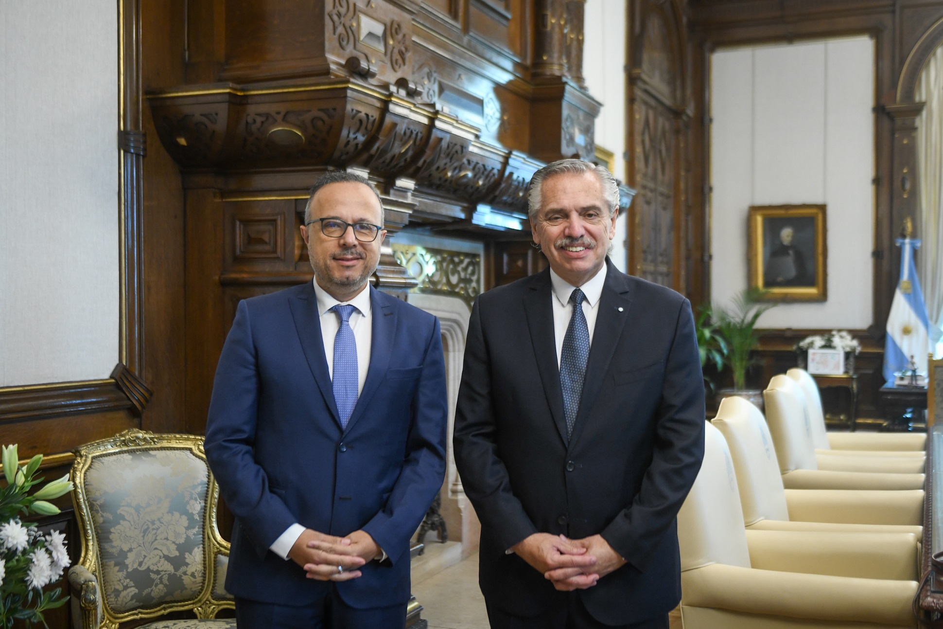 Alberto Fernández se reunió con Antonio Aracre, nuevo jefe de Asesores de la Presidencia