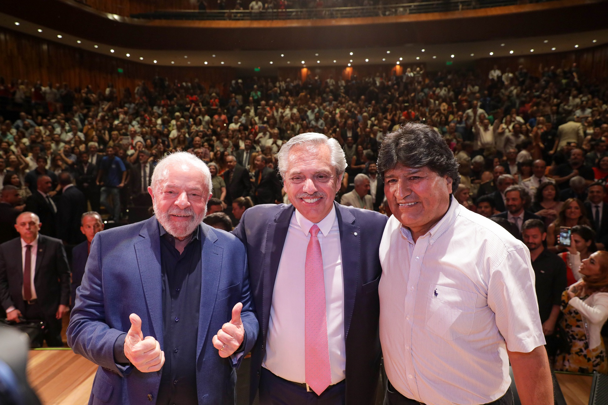 Alberto Fernández y Lula da Silva asistieron a una muestra fotográfica y a un concierto en el CCK
