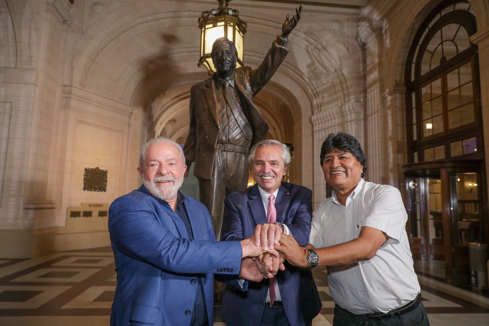 Alberto Fernández y Lula da Silva asistieron a una muestra fotográfica y a un concierto en el CCK