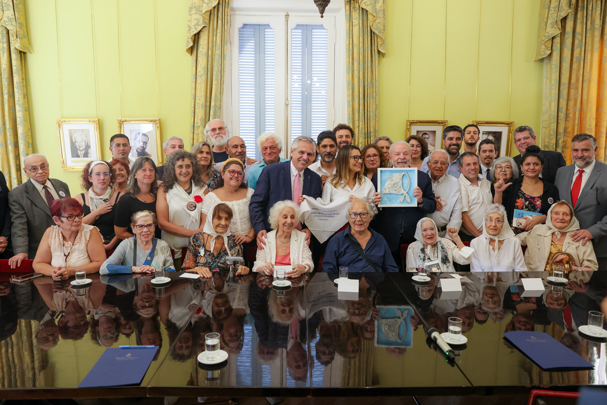 Alberto Fernández y Lula da Silva se reunieron con representantes de organismos de derechos humanos