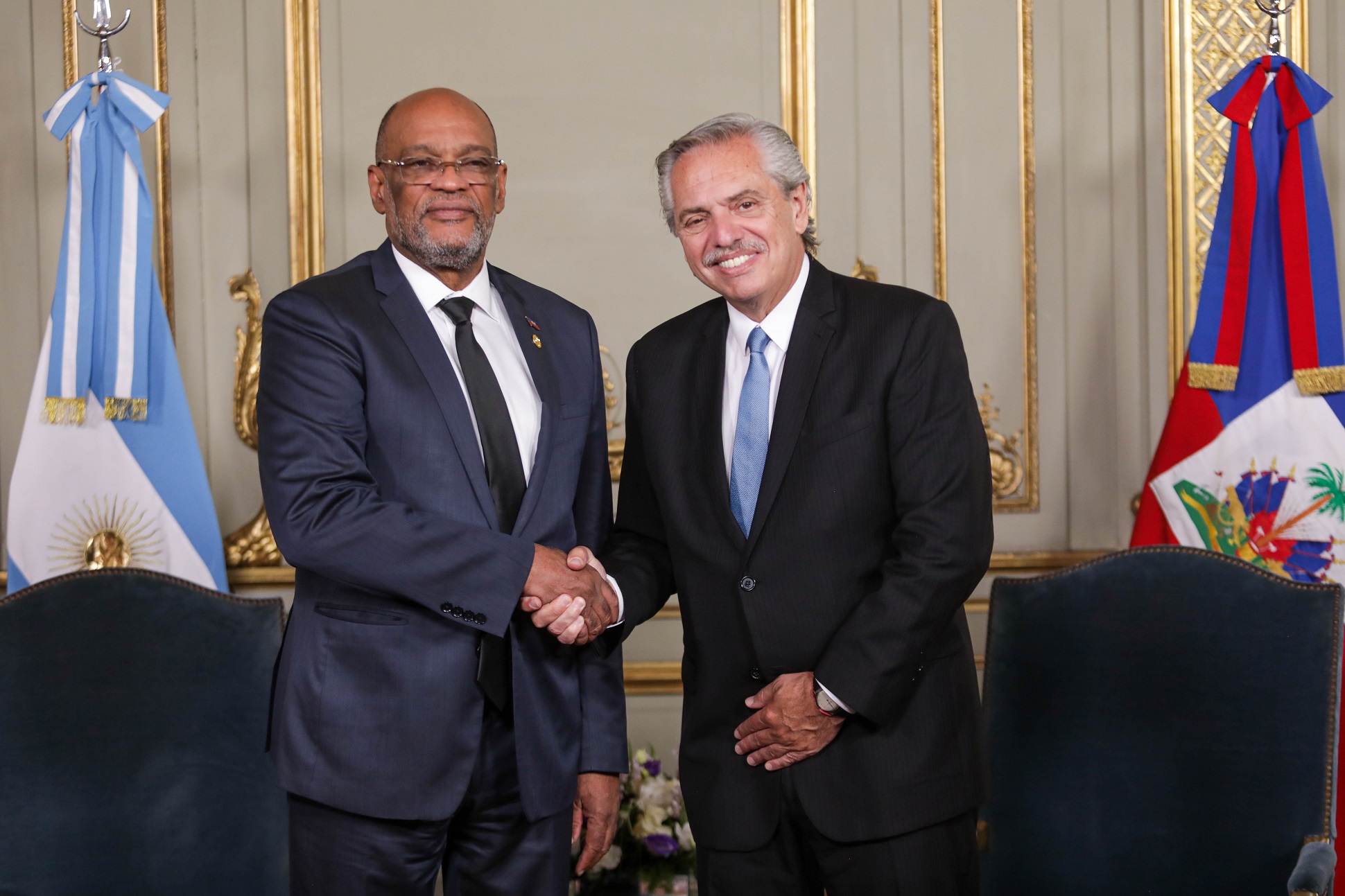 El presidente recibió al Primer Ministro de Haití