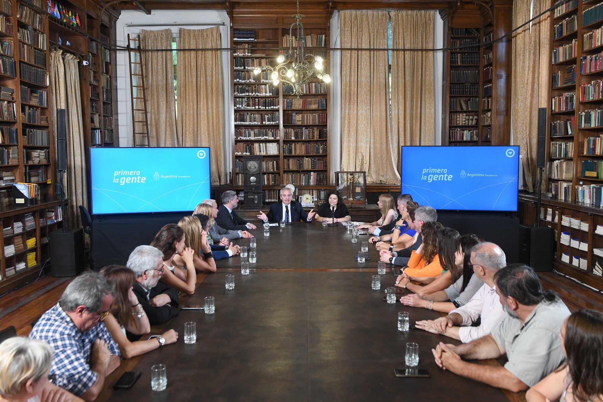 El presidente encabezó inauguración de obras y anuncios de inversión en el Instituto Malbrán