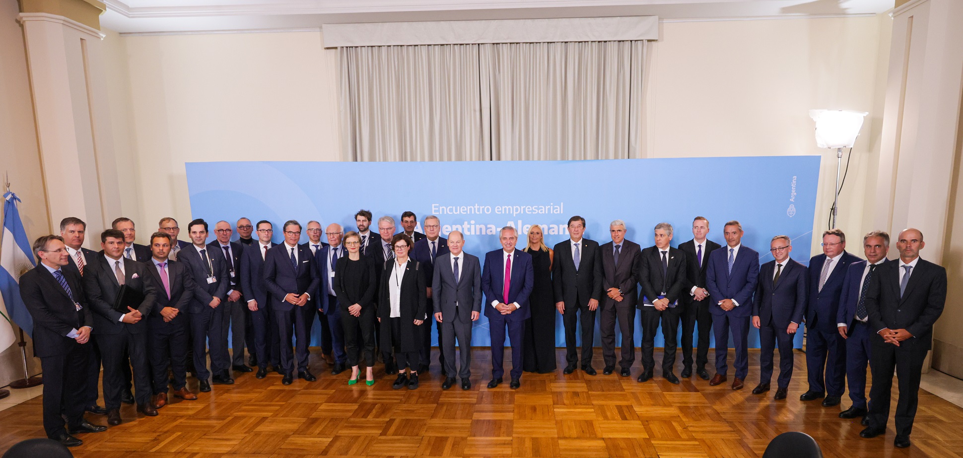 El presidente se reunió con el canciller de Alemania, Olaf Scholz
