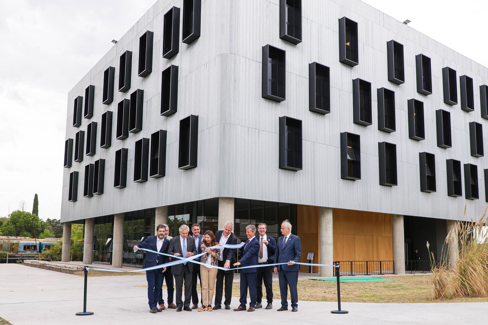 El presidente inauguró la nueva Torre de Desarrollo Académico de la Universidad Nacional de San Martín