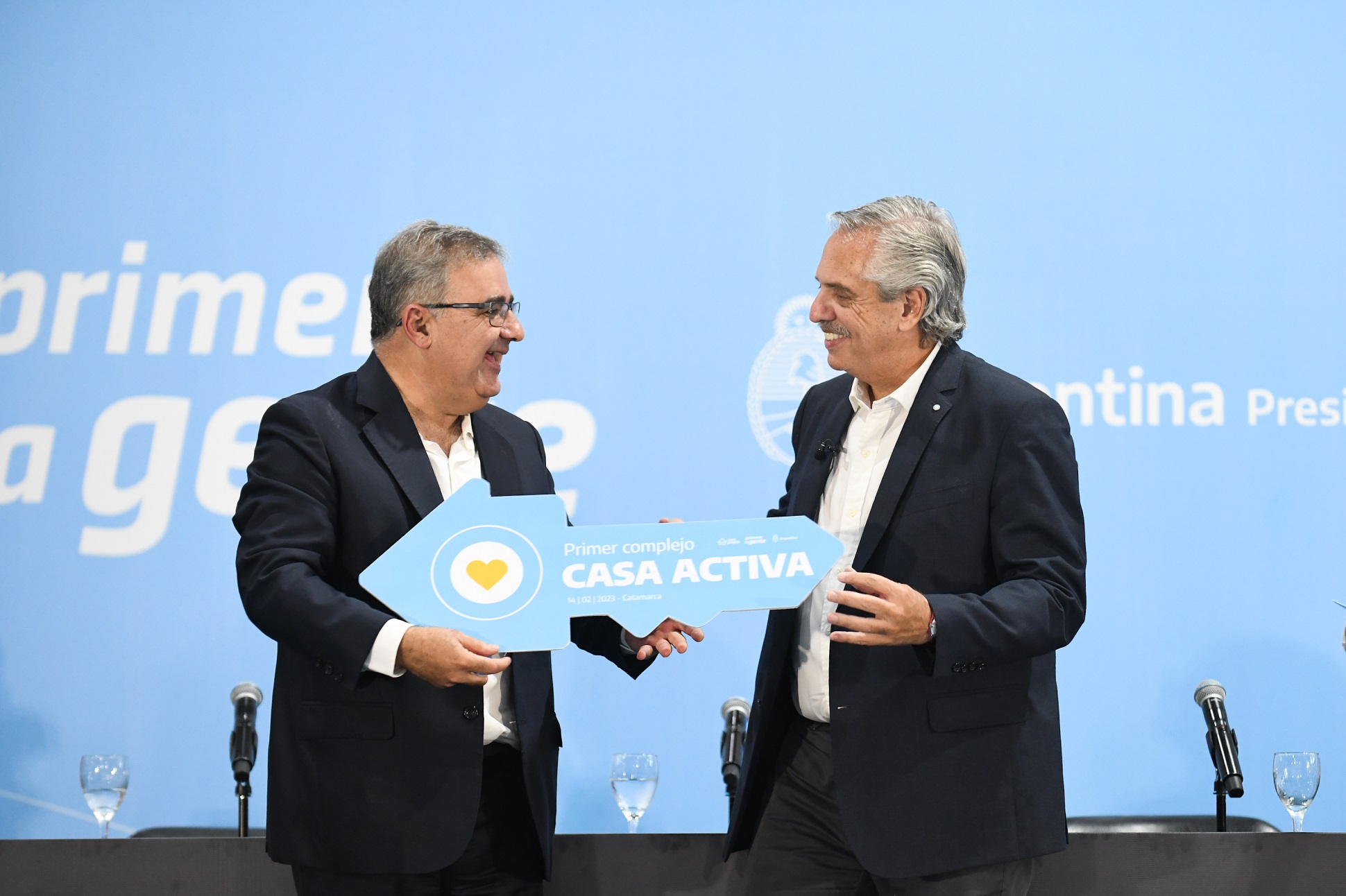 “La jubilación no jubila la felicidad ni el disfrute”, afirmó el presidente al inaugurar en Catamarca las primeras viviendas para personas mayores