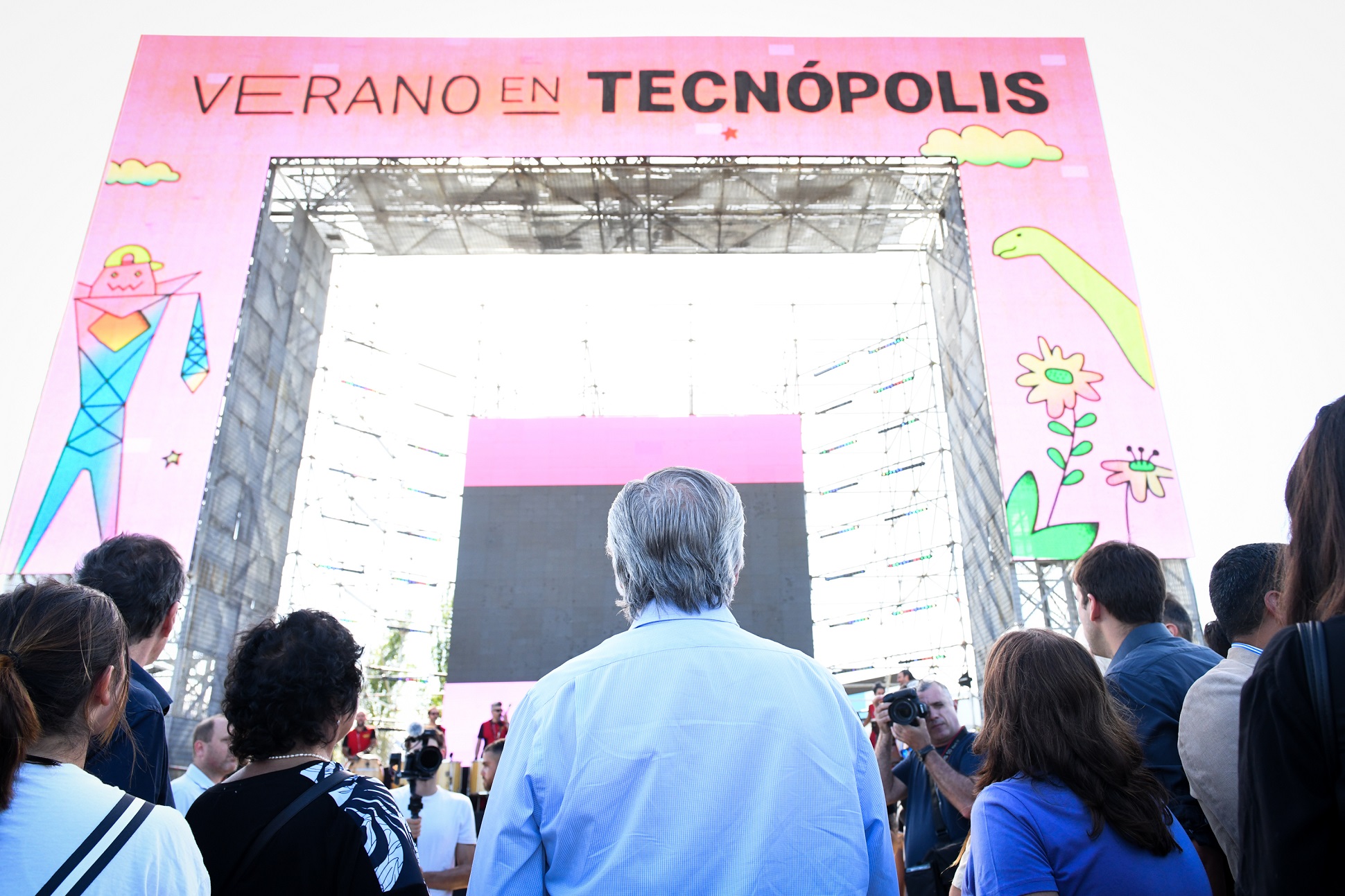 El presidente encabezó la apertura del ciclo Verano en Tecnópolis - Atardeceres 2023