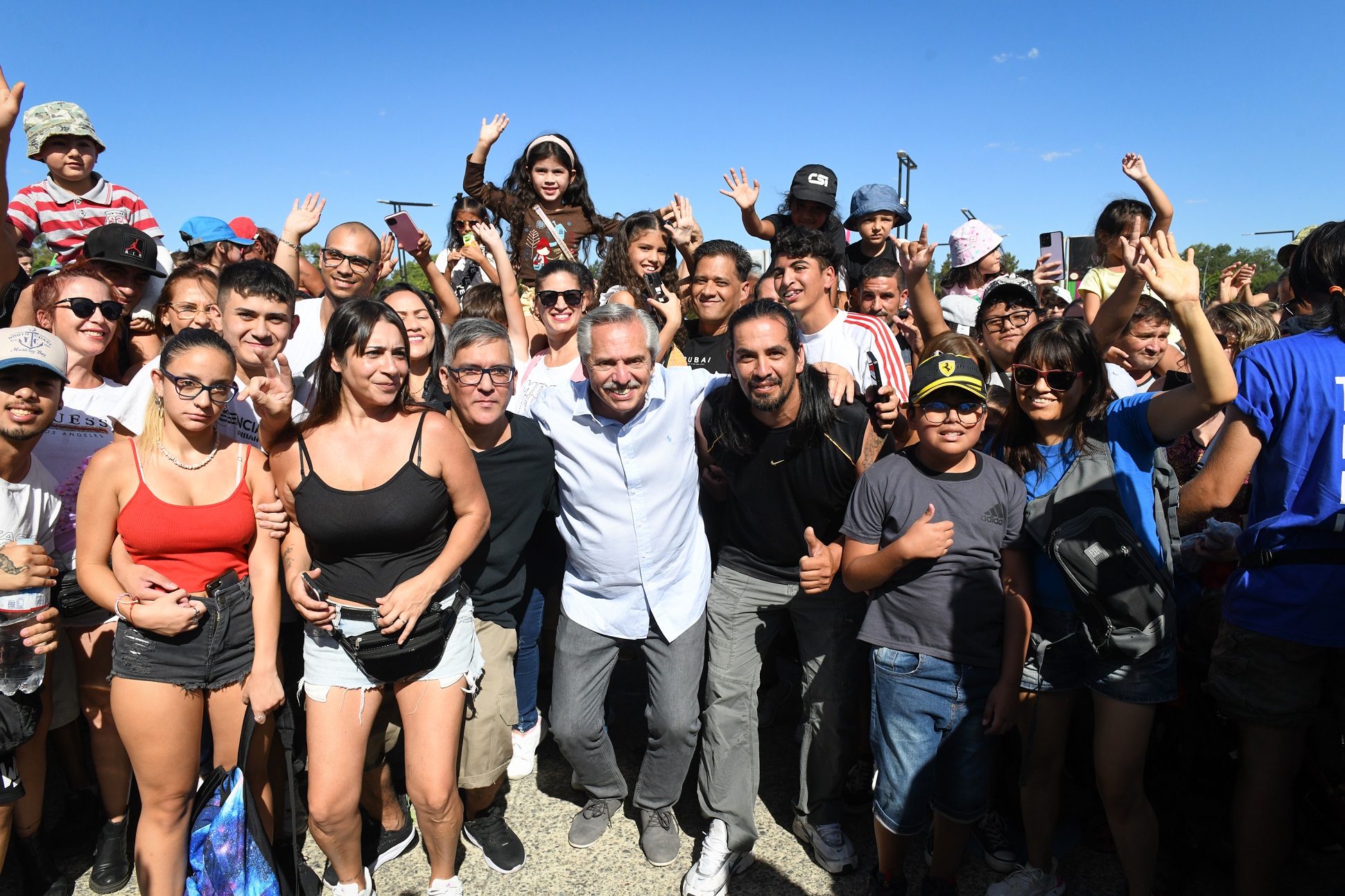 El presidente encabezó la apertura del ciclo Verano en Tecnópolis - Atardeceres 2023