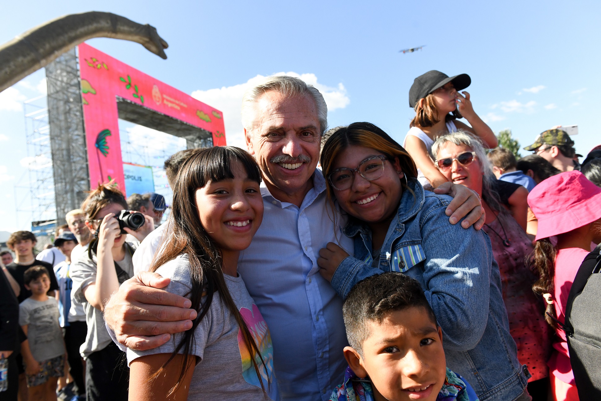 El presidente encabezó la apertura del ciclo Verano en Tecnópolis - Atardeceres 2023