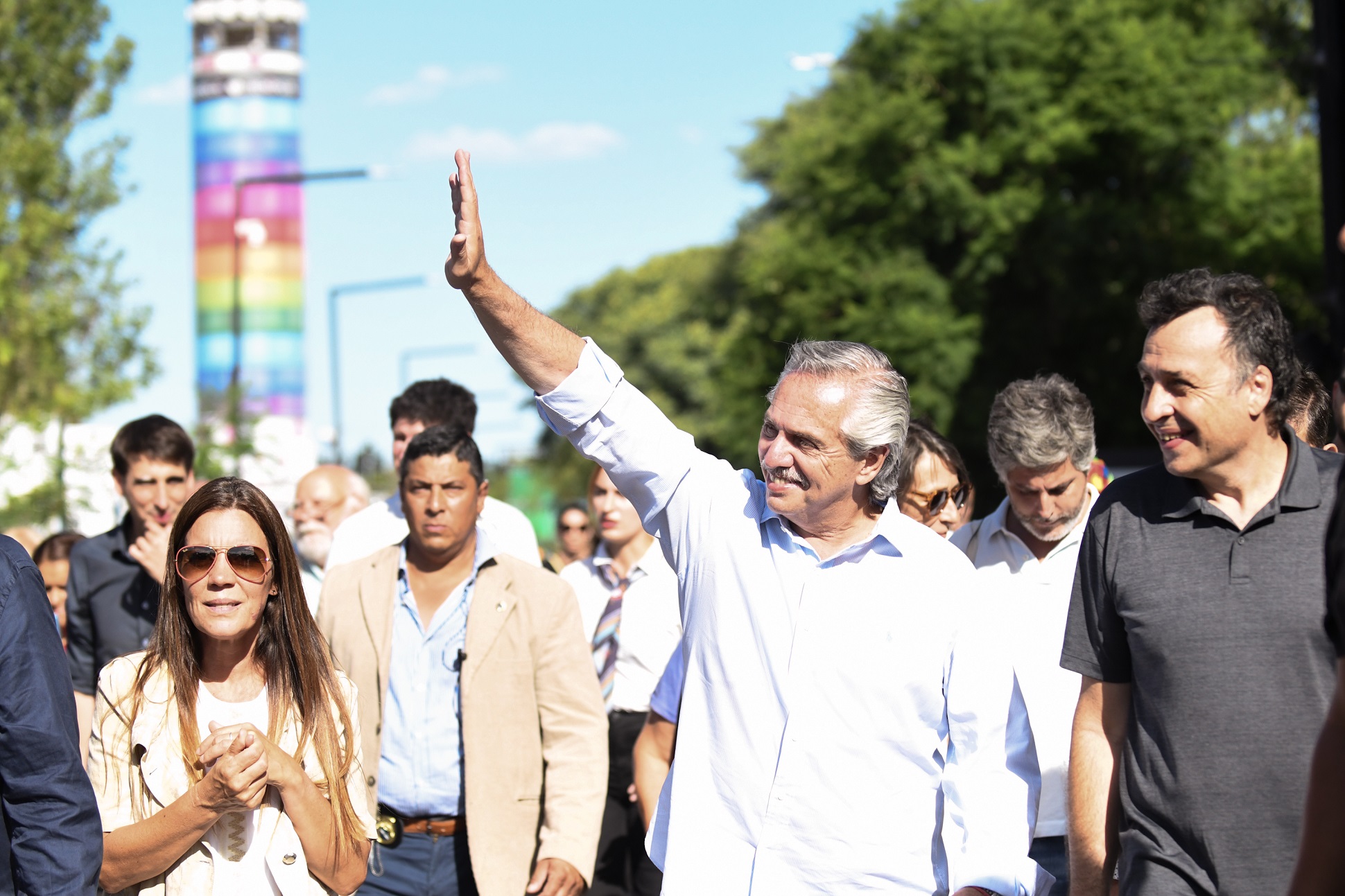 El presidente encabezó la apertura del ciclo Verano en Tecnópolis - Atardeceres 2023