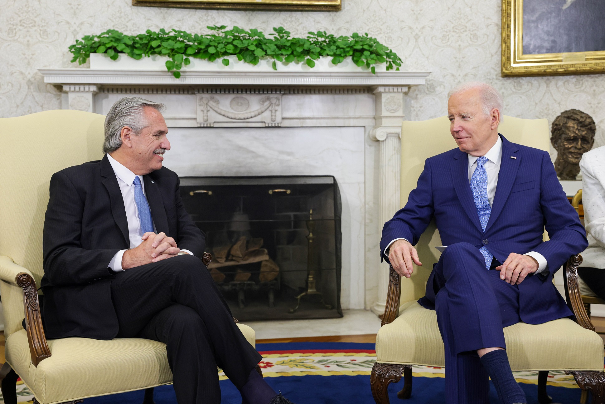 Fernández y Biden coincidieron en que “la democracia y los Derechos Humanos son objetivos centrales para el desarrollo”