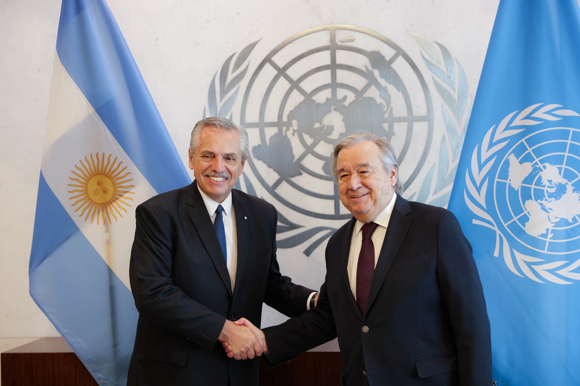 El presidente se reunió con el secretario general de la ONU, António Guterres