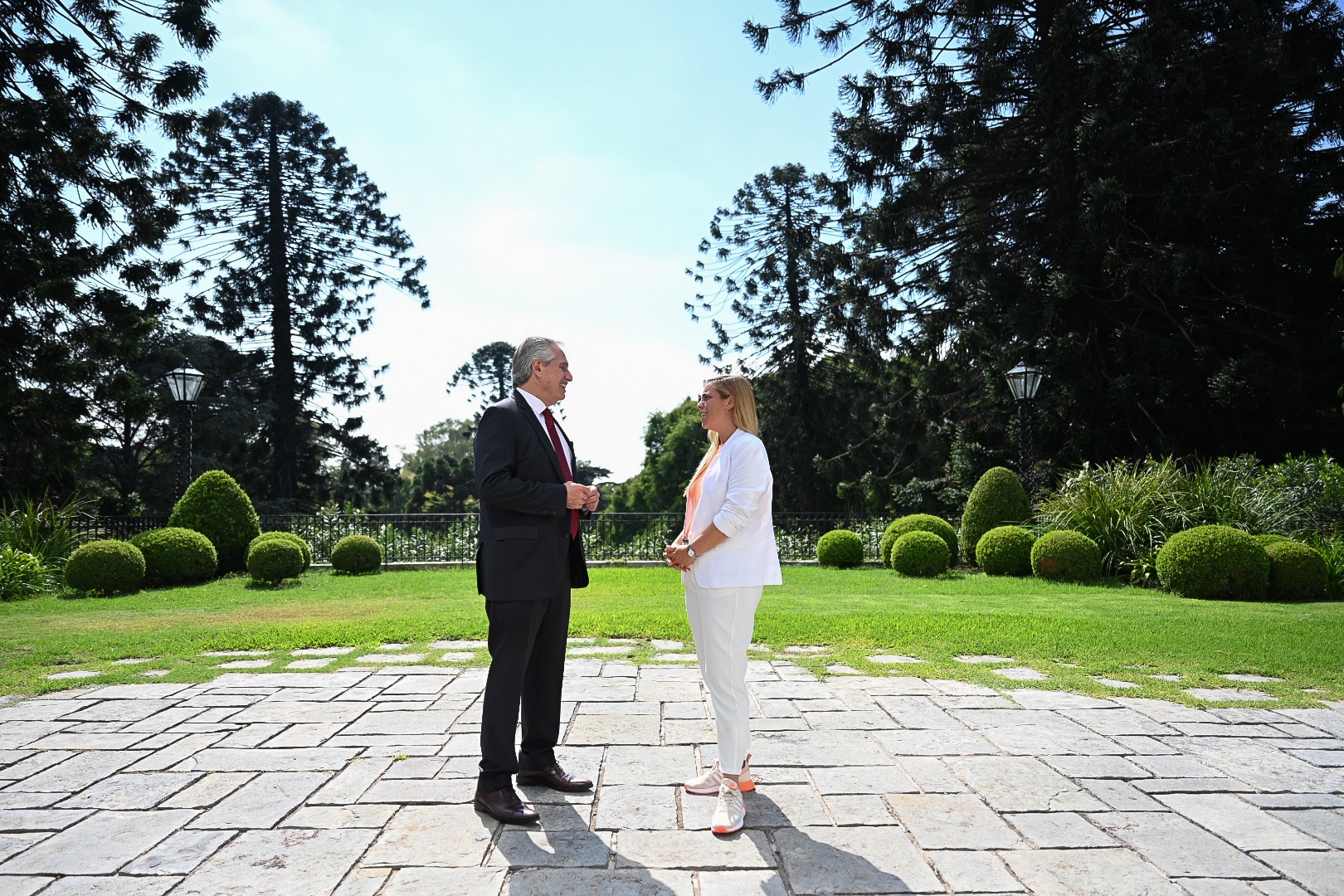 El presidente se reunió con la intendenta de General Roca, María Emilia Soria