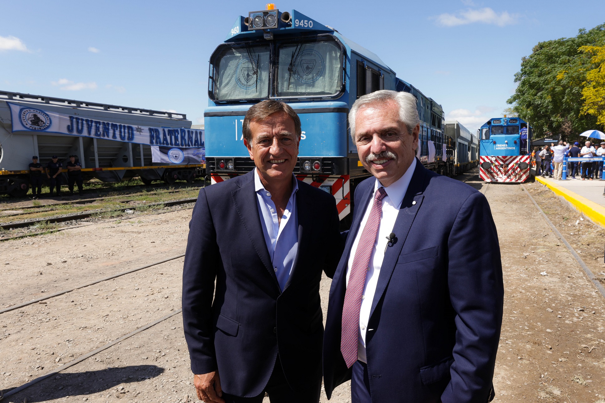 El presidente encabezó la última prueba de las obras para restituir el tren a Mendoza luego de 30 años sin servicio