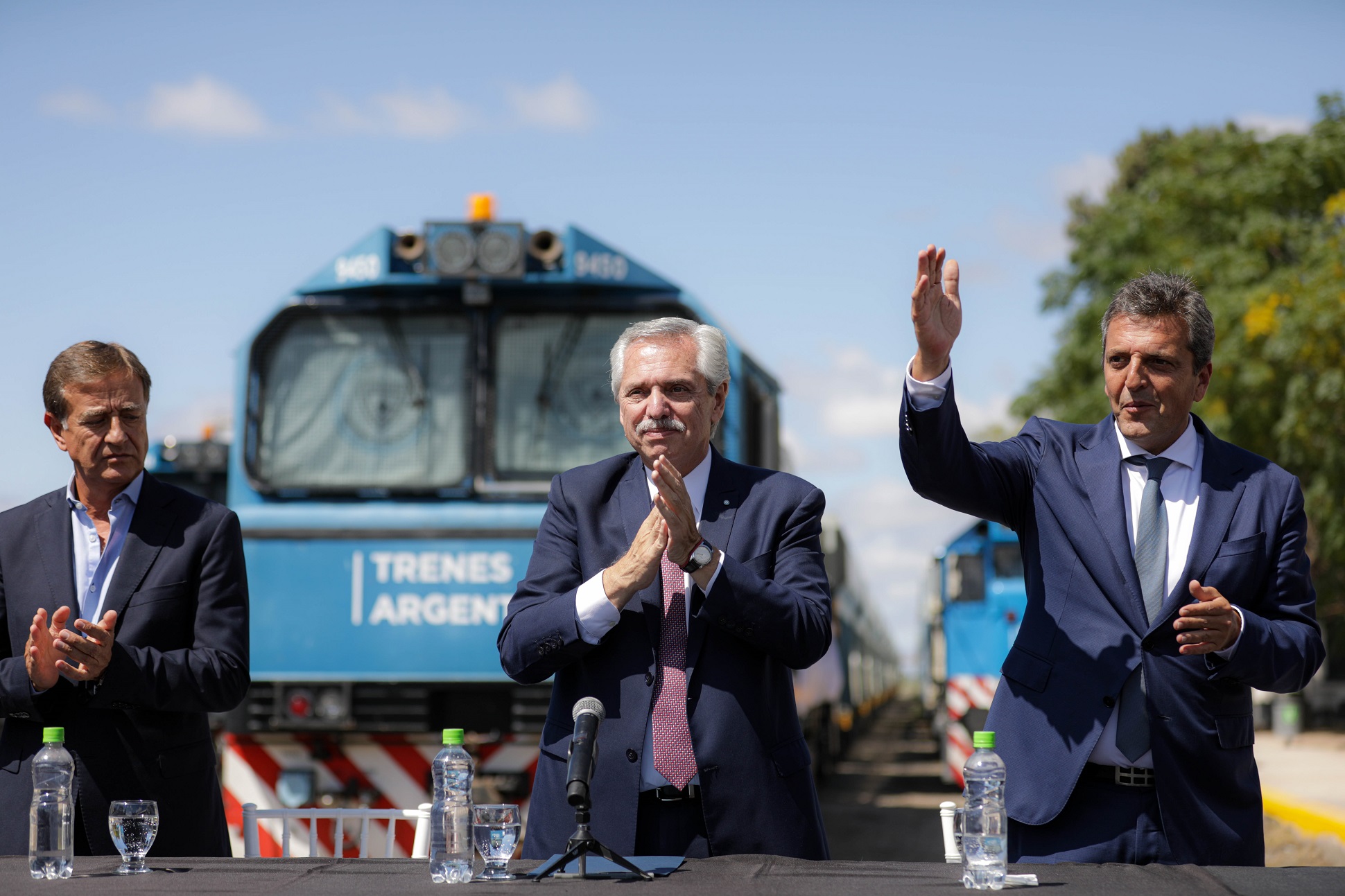 El presidente encabezó la última prueba de las obras para restituir el tren a Mendoza luego de 30 años sin servicio