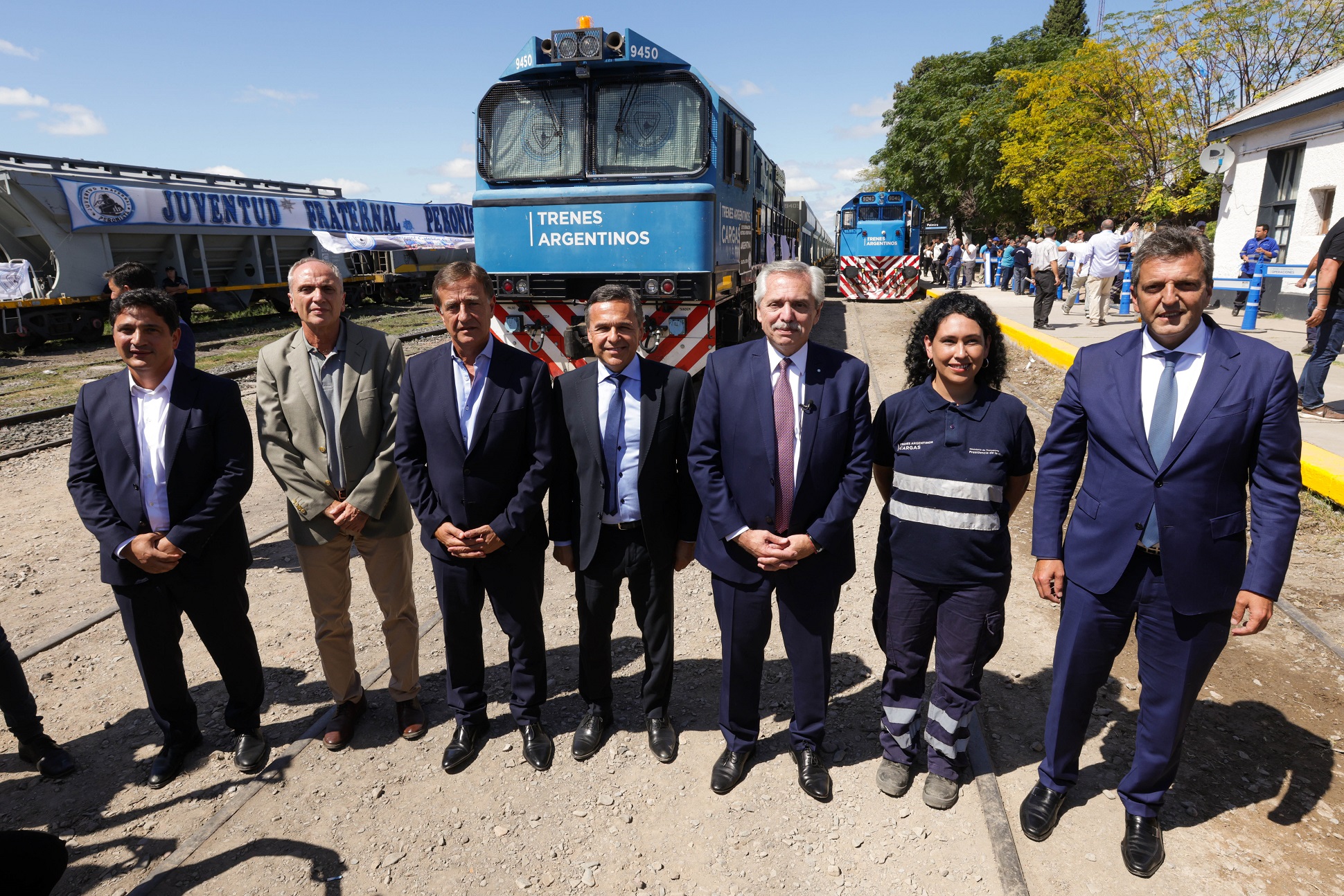 El presidente encabezó la última prueba de las obras para restituir el tren a Mendoza luego de 30 años sin servicio