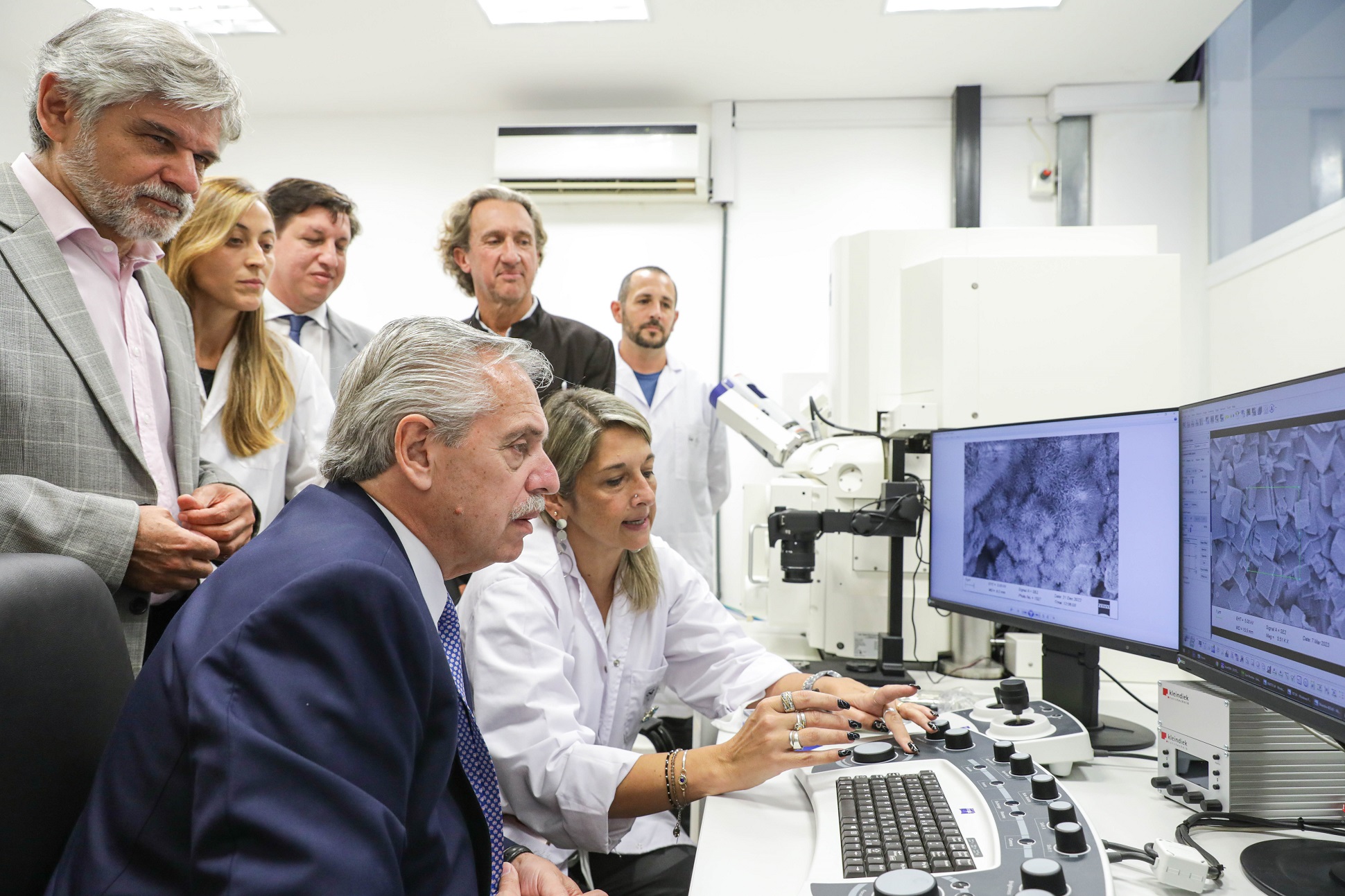 El presidente inauguró en Mar del Plata el nuevo edificio de INTEMA