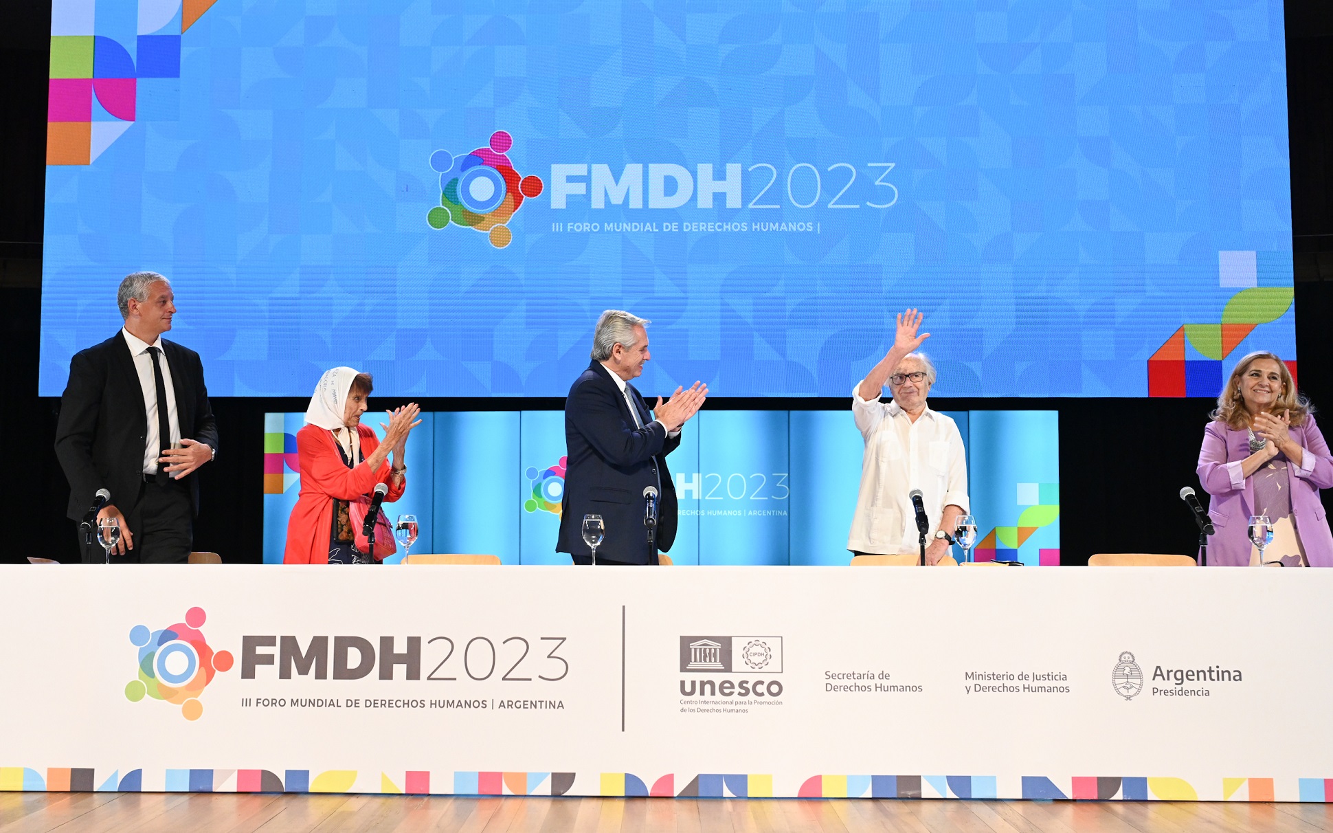 El presidente participó de la ceremonia inaugural del III Foro Mundial de Derechos Humanos