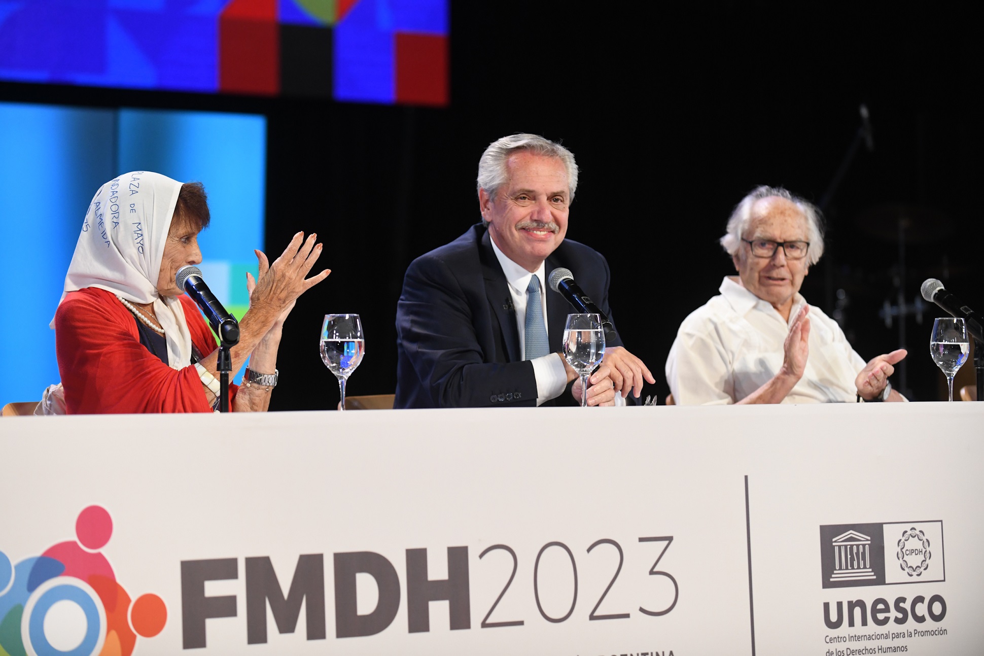 El presidente participó de la ceremonia inaugural del III Foro Mundial de Derechos Humanos