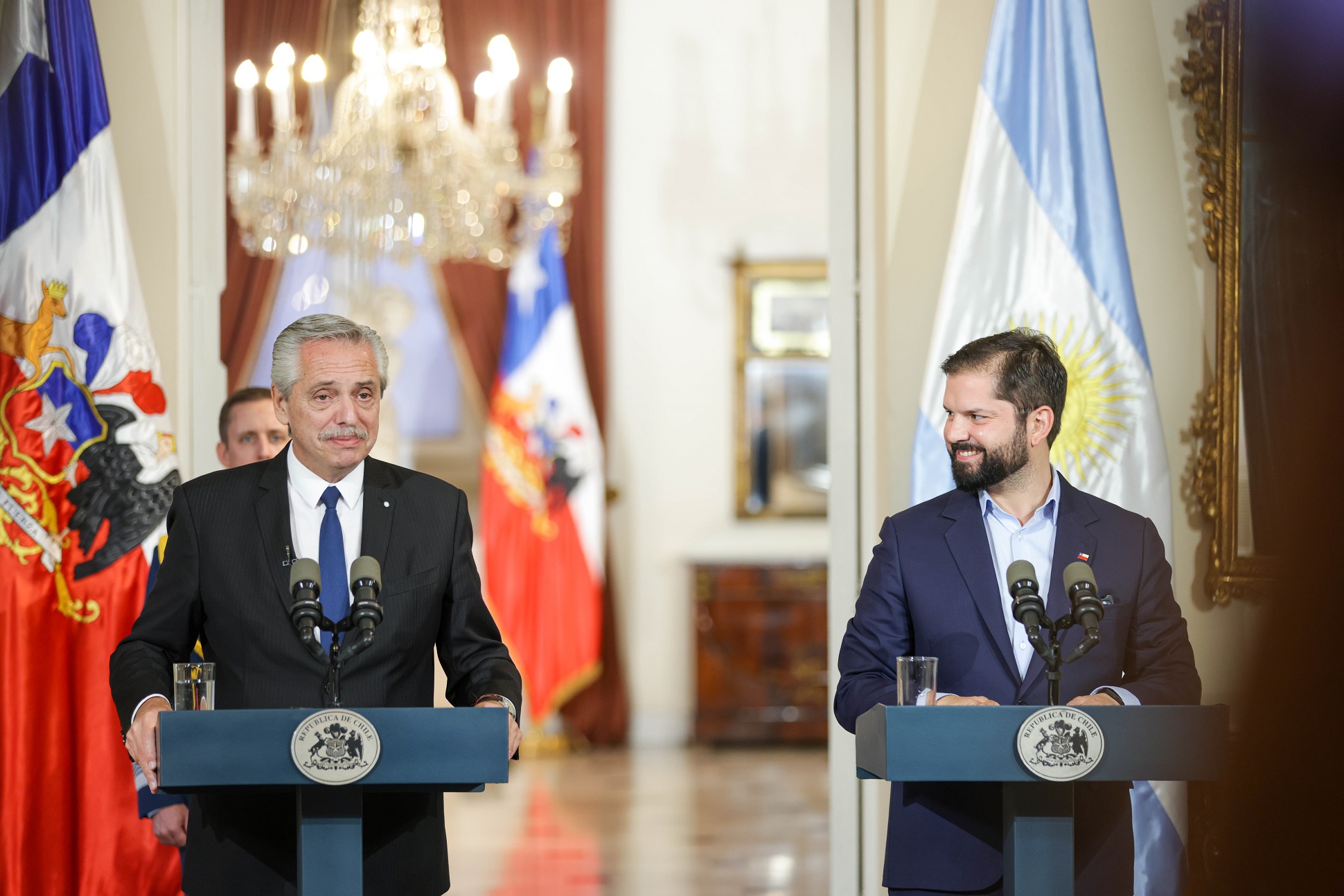 Los presidentes Alberto Fernández y Gabriel Boric reafirmaron la importancia de la relación estratégica entre Argentina y Chile