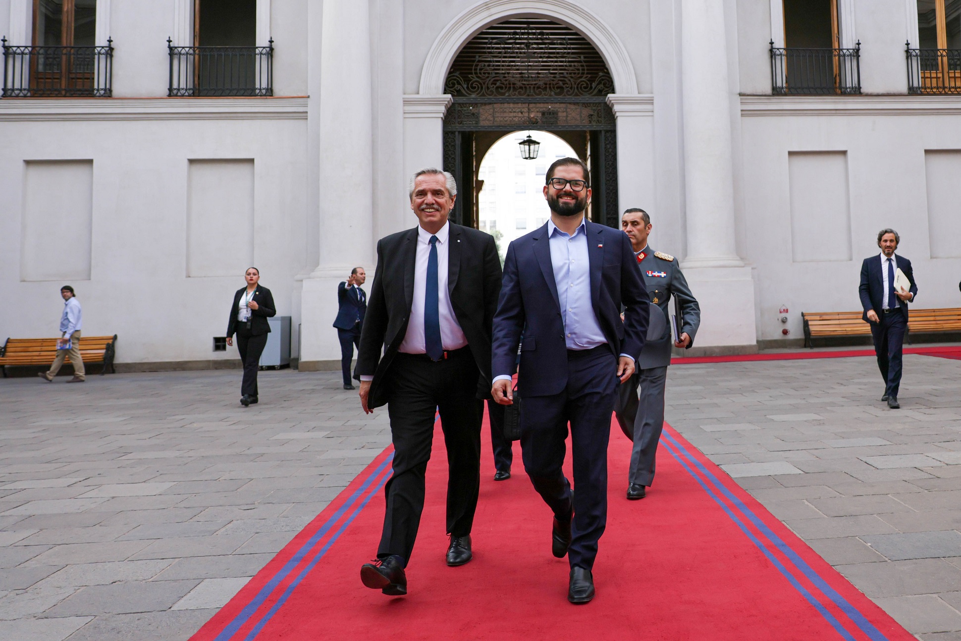 Los presidentes Alberto Fernández y Gabriel Boric reafirmaron la importancia de la relación estratégica entre Argentina y Chile