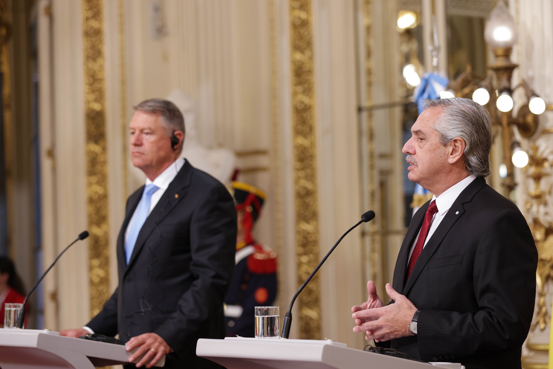 El presidente Alberto Fernández se reunió con su par de Rumania, para fortalecer la relación bilateral