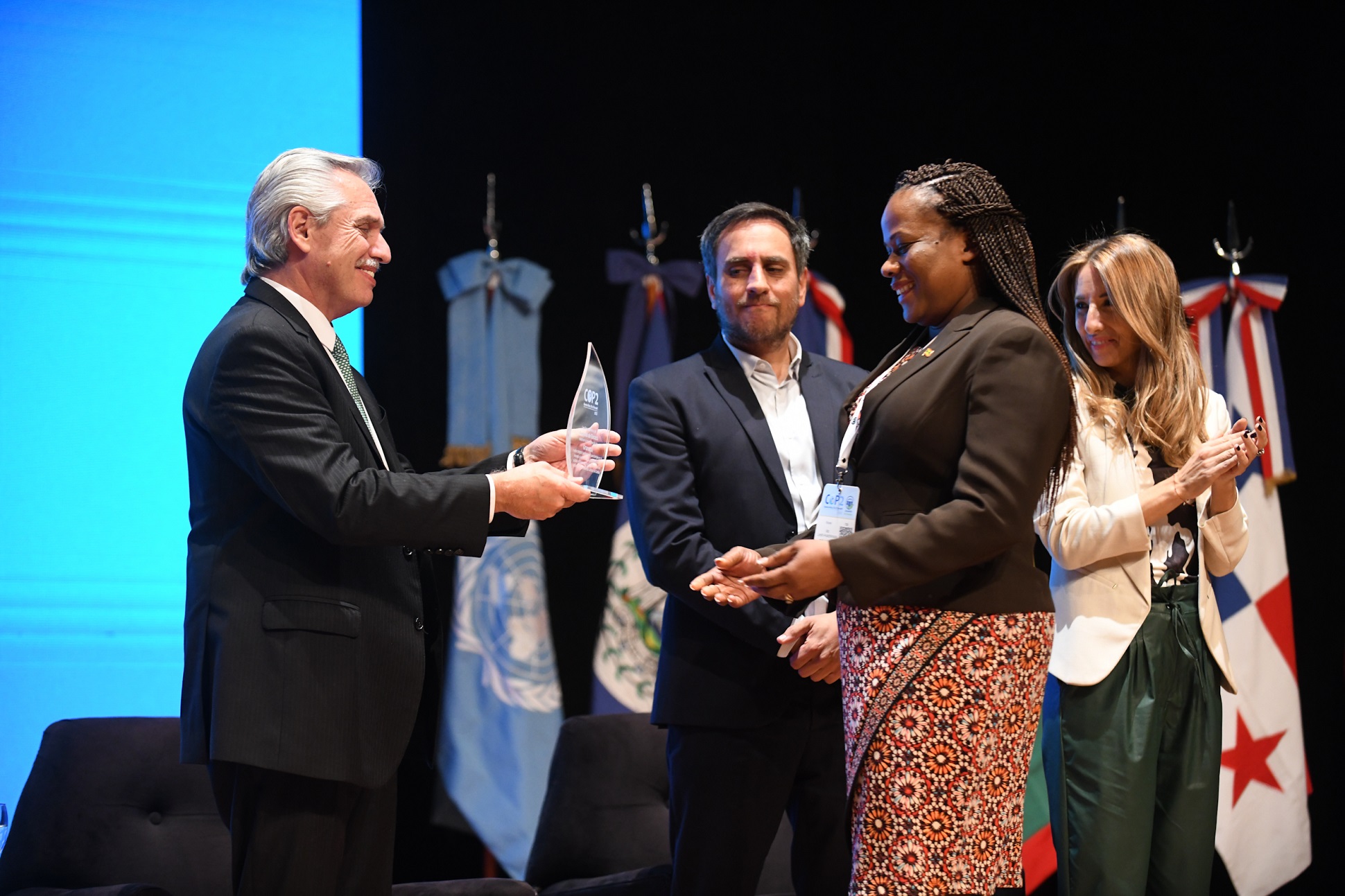 El presidente inauguró la segunda reunión de la Conferencia de las Partes del Acuerdo de Escazú