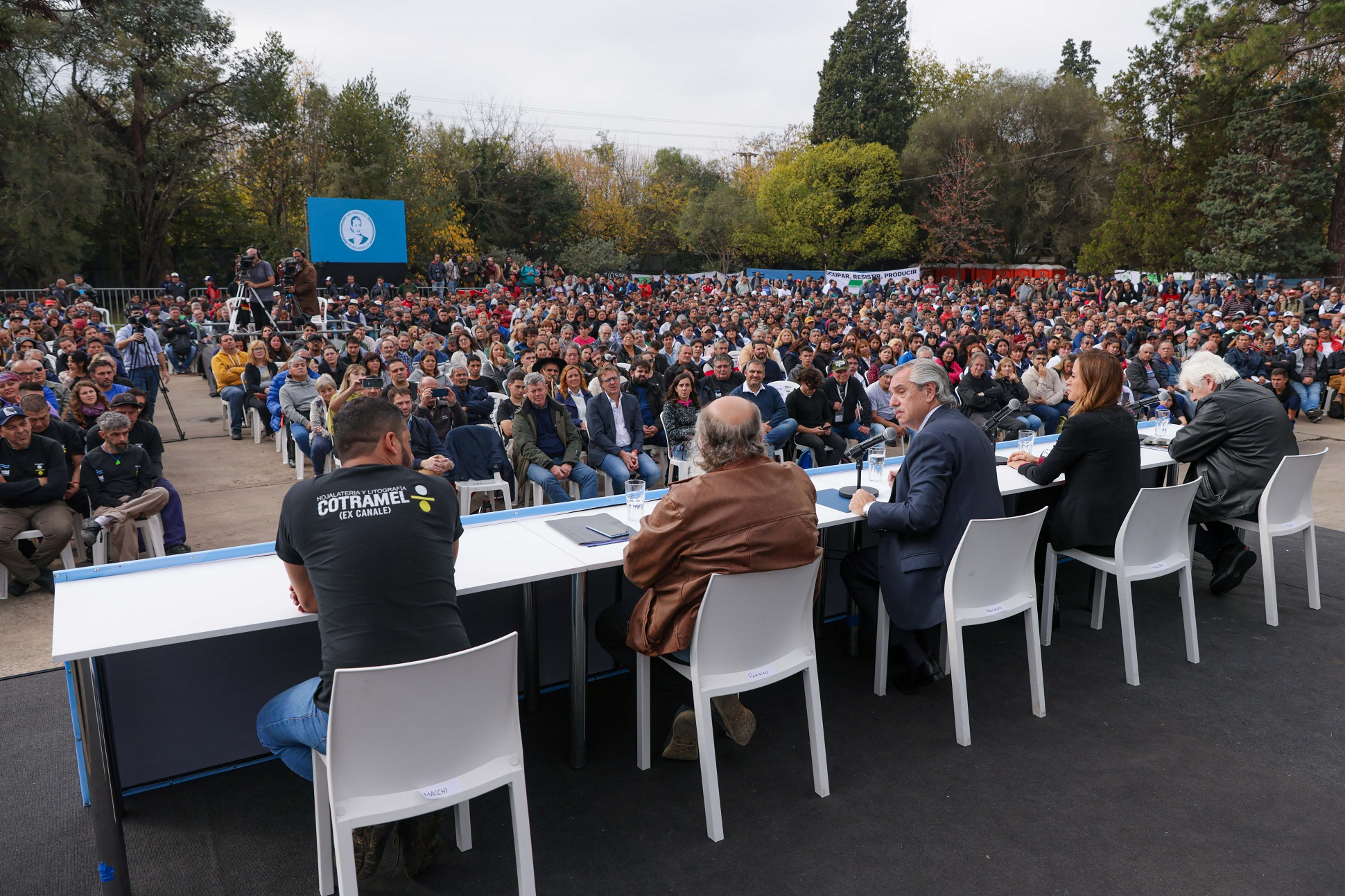 Alberto Fernández: “Están los que piensan que el trabajo es un costo y los que pensamos que el trabajo es un insumo central para el desarrollo económico”