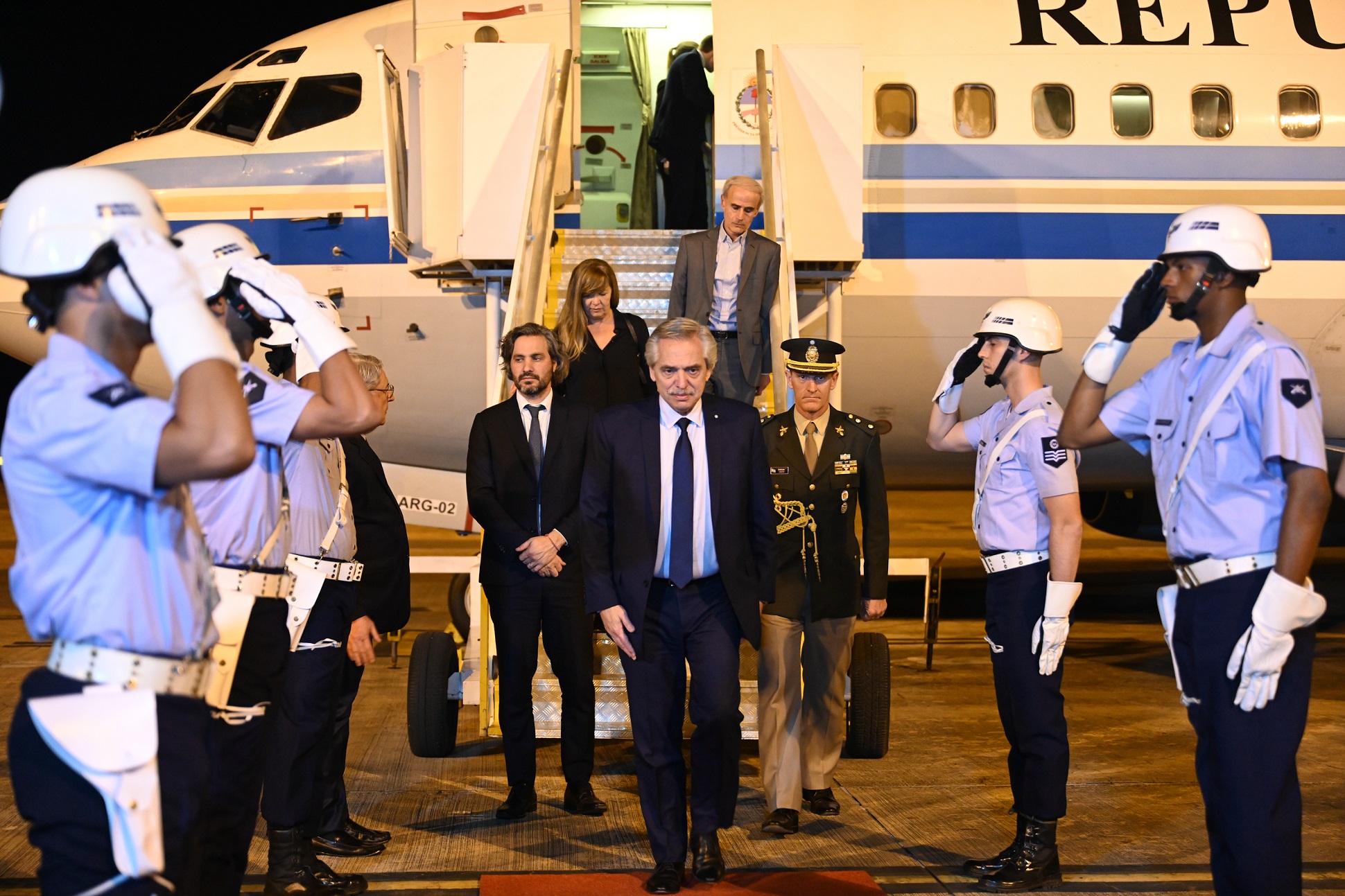 Alberto Fernández llegó a Brasilia para participar del Encuentro de Presidentes de los países de América del Sur