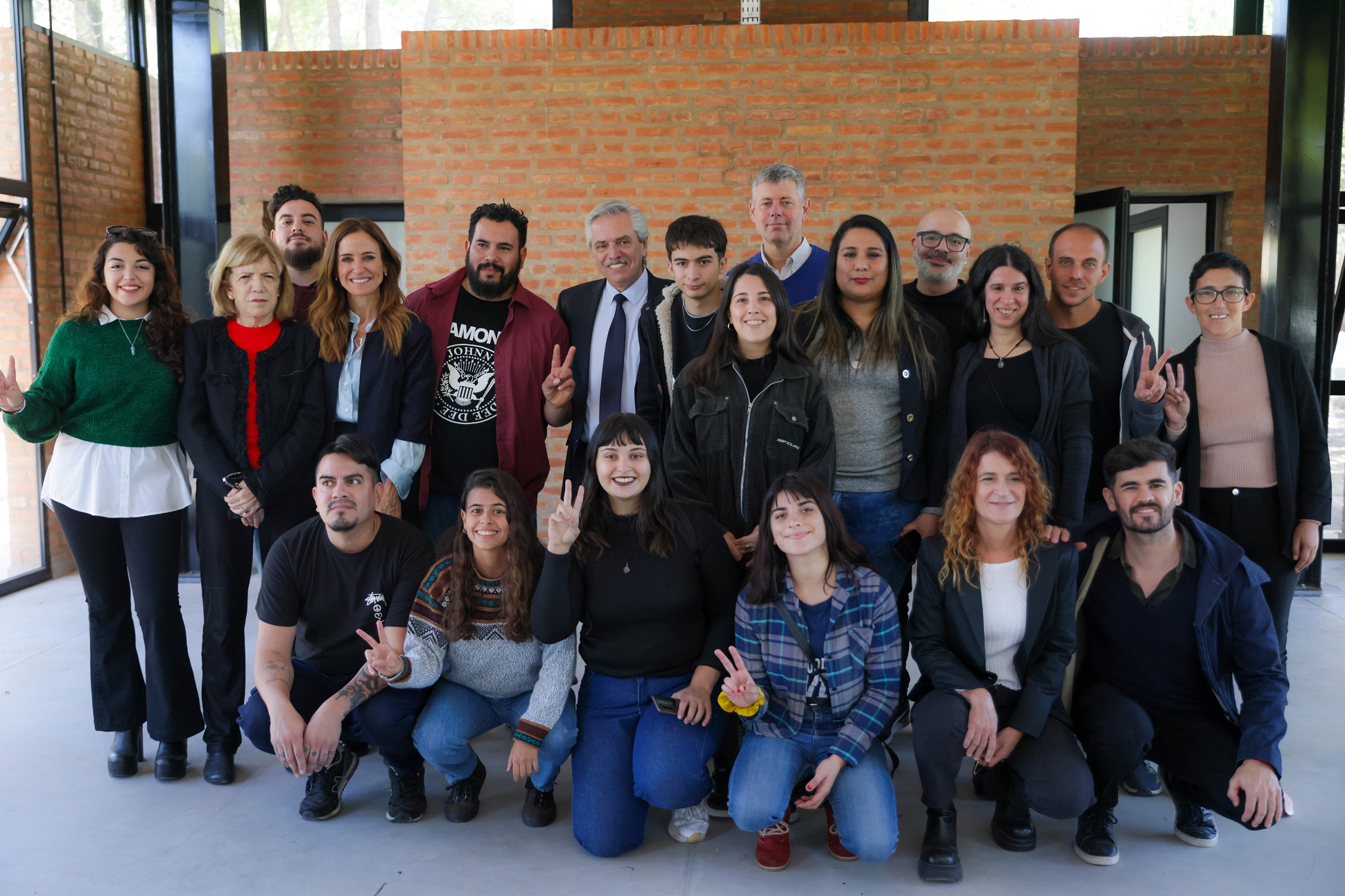 El presidente inauguró dos nuevos edificios en la Universidad Nacional de Lanús