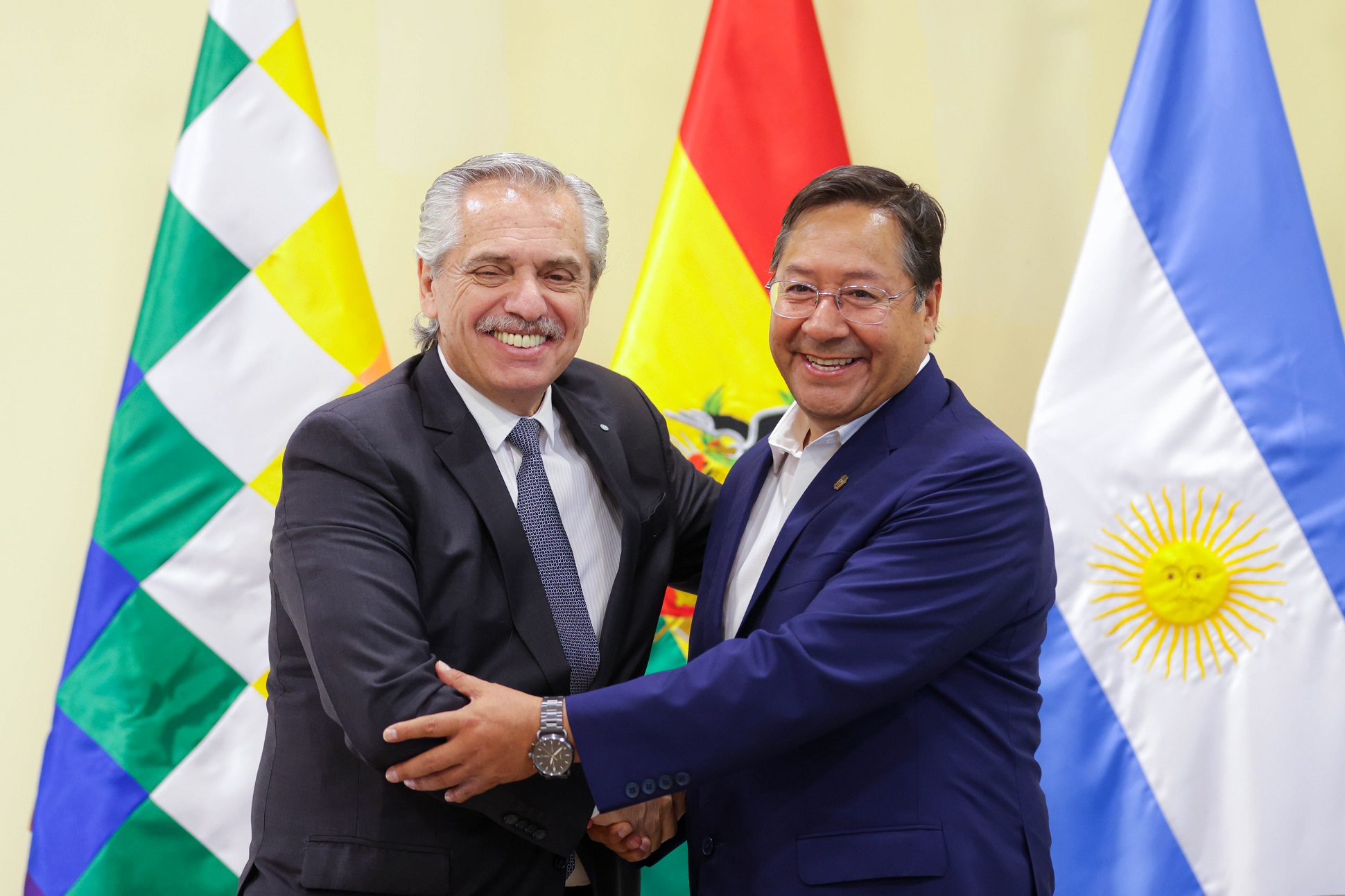 Alberto Fernández y Luis Arce remarcaron la importancia de incrementar el comercio bilateral y la cooperación estratégica