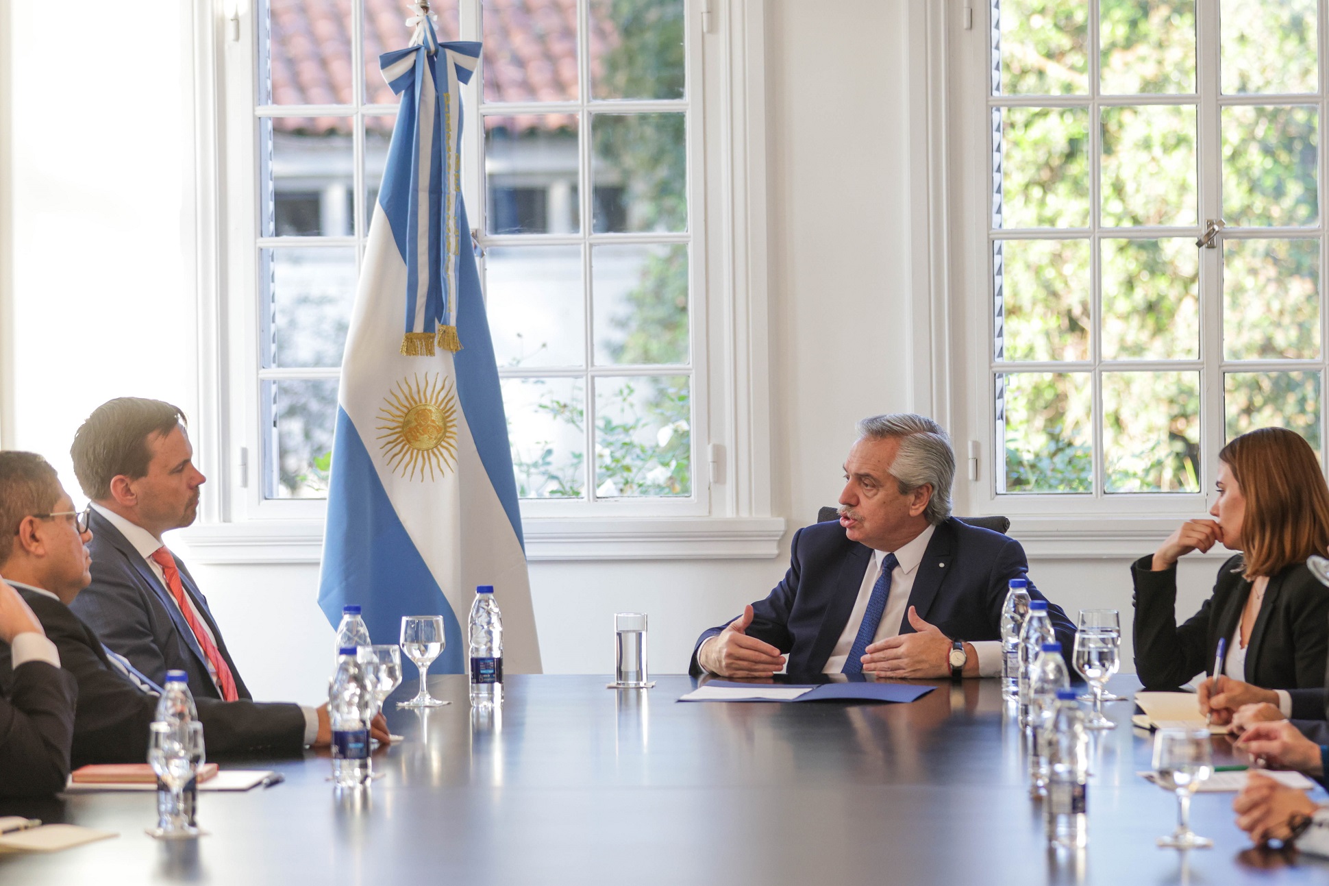 El Presidente se reunió con el titular de BHP Minerals Americas