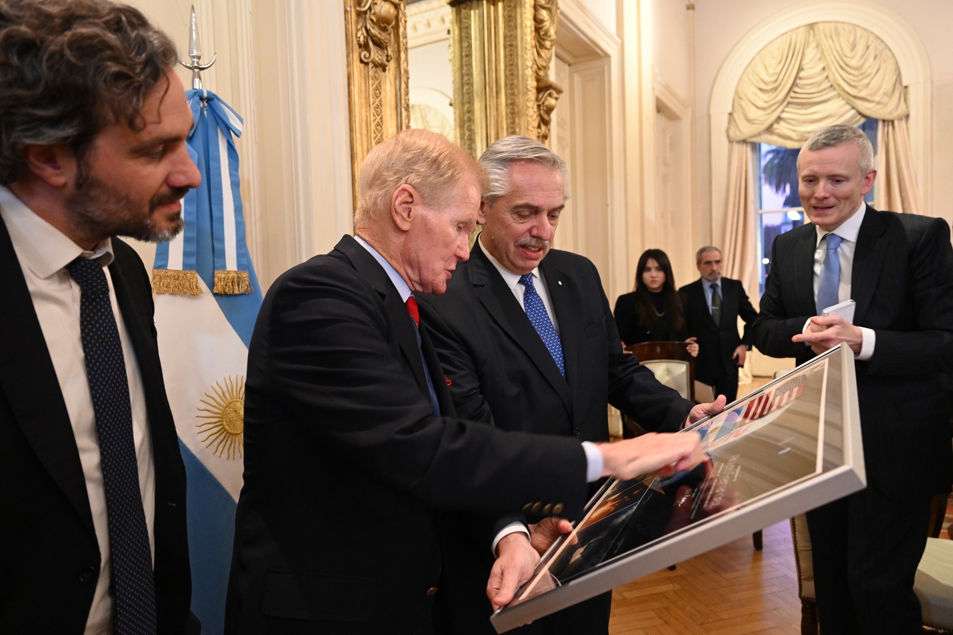 El Gobierno nacional oficializó junto al titular de la NASA la adhesión a los Acuerdos Artemisa de cooperación espacial internacional