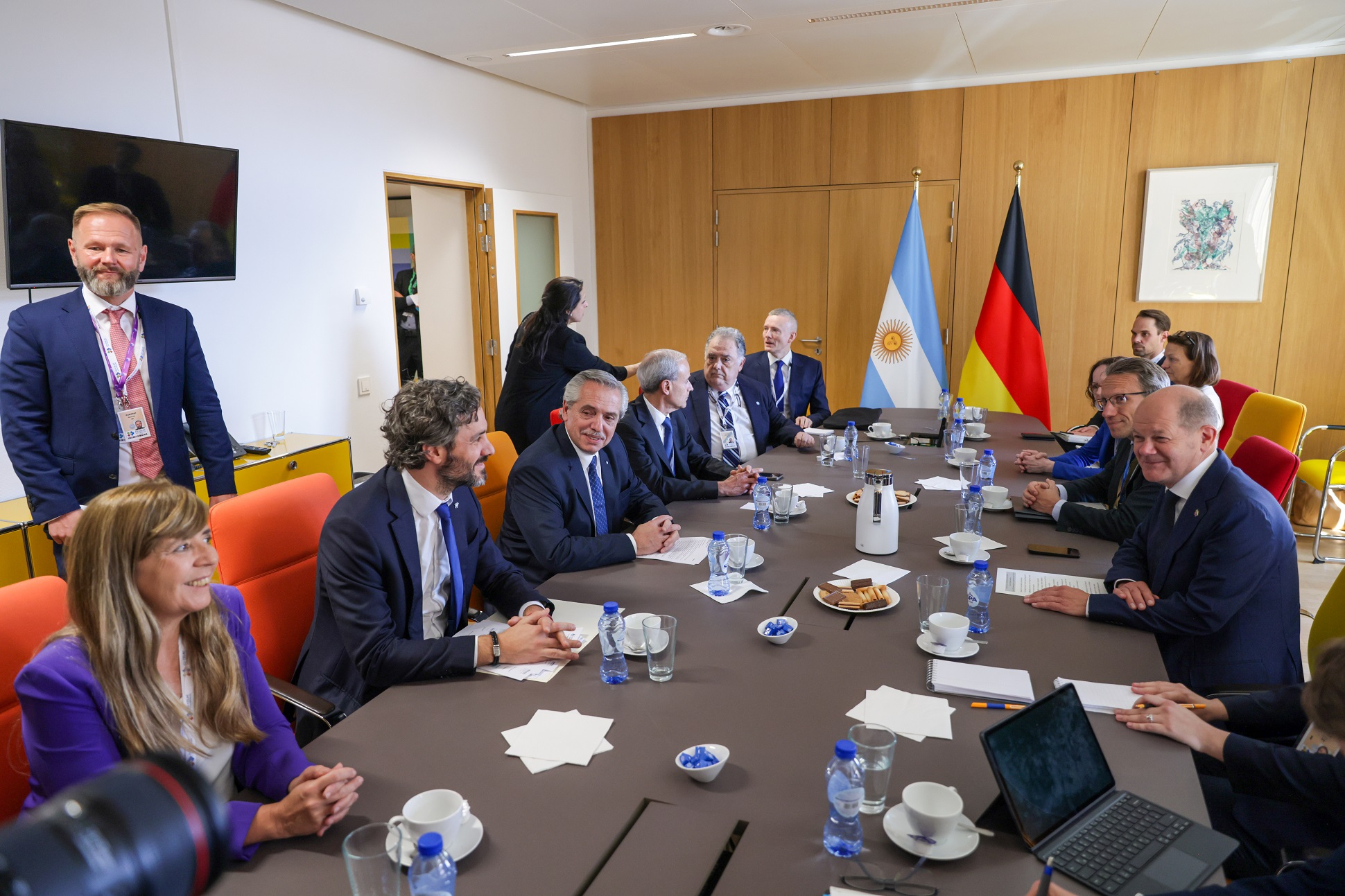 El presidente remarcó el rol estratégico de Argentina en materia energética junto al canciller de Alemania, Olaf Scholz