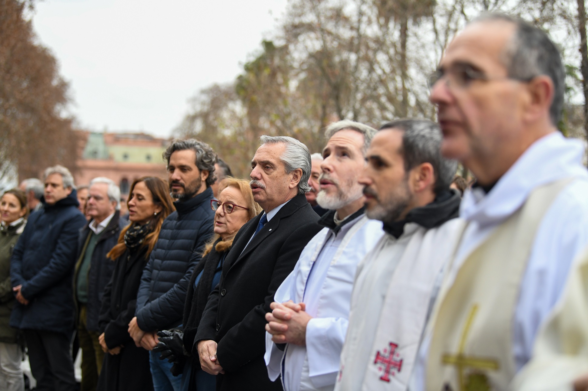 Alberto Fernández asistió a la asunción de García Cuerva como Arzobispo de Buenos Aires