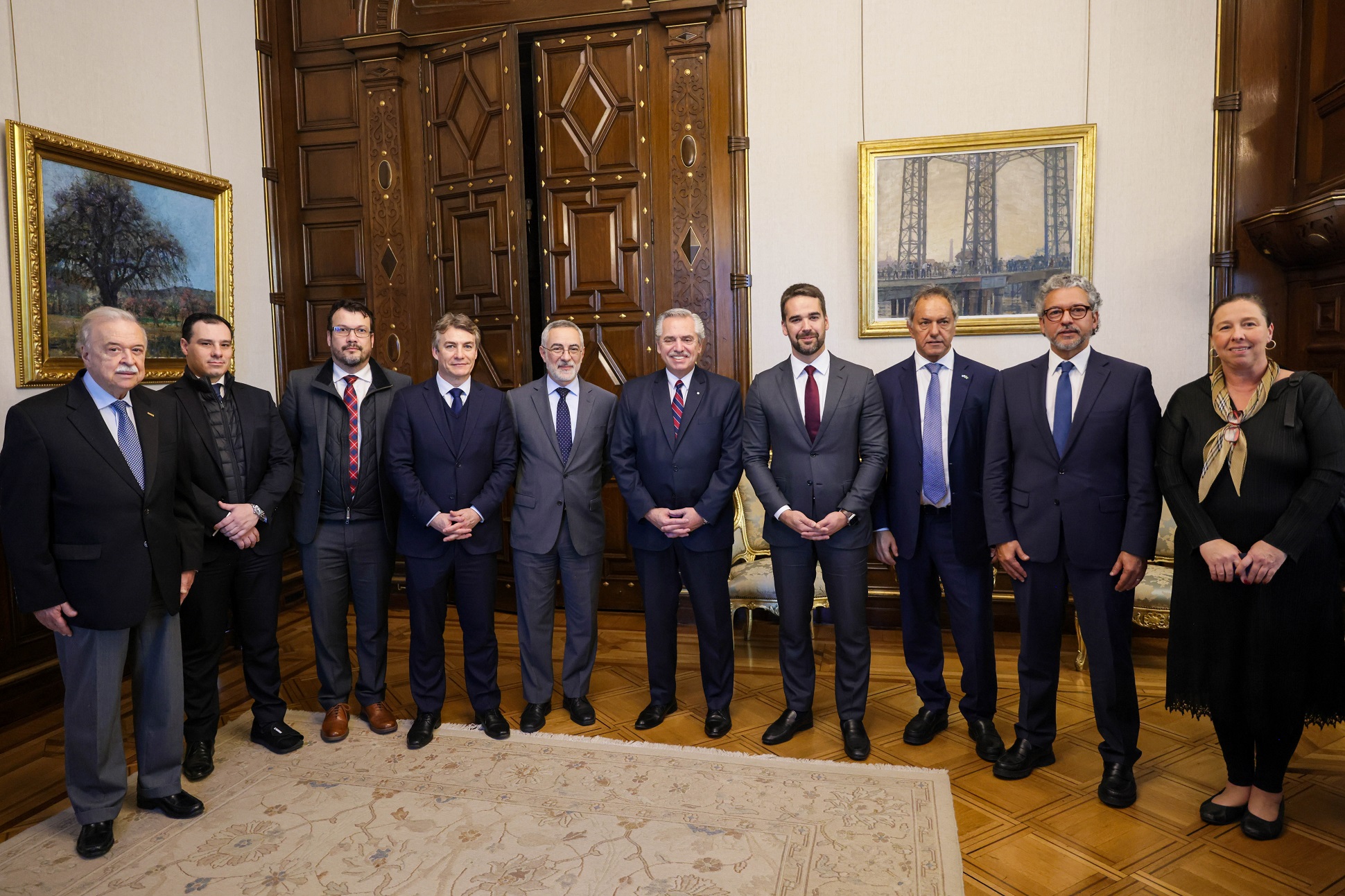 El presidente se reunió con el gobernador de Rio Grande do Sul