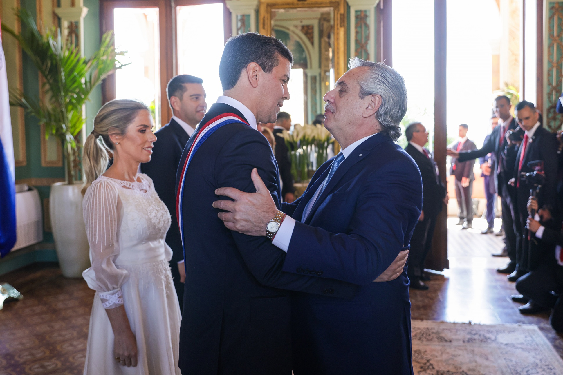 Alberto Fernández participó de la ceremonia de asunción del presidente de Paraguay