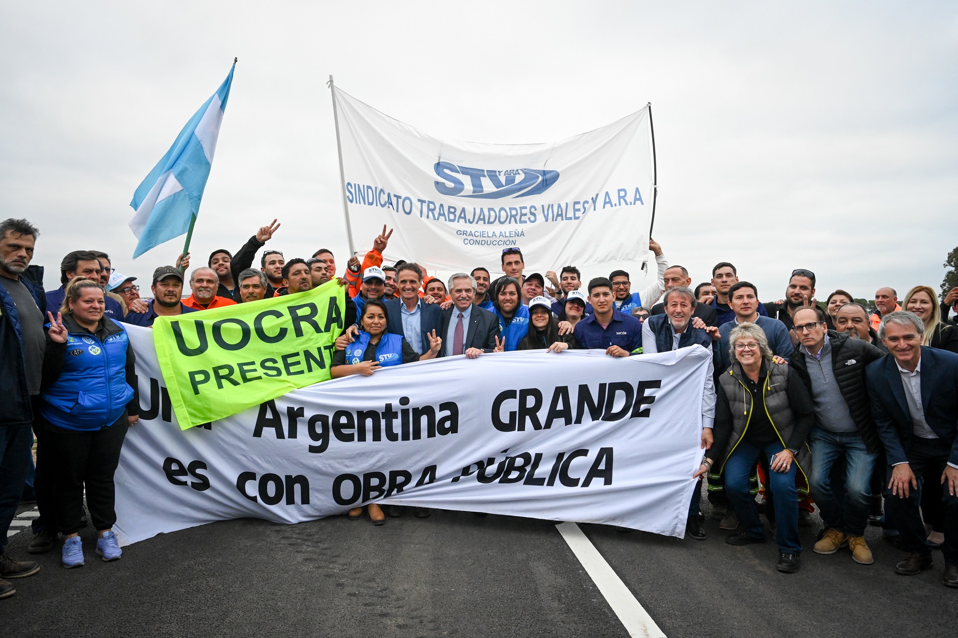 El presidente inauguró la finalización de la Autopista RN 8 Pilar-Pergamino