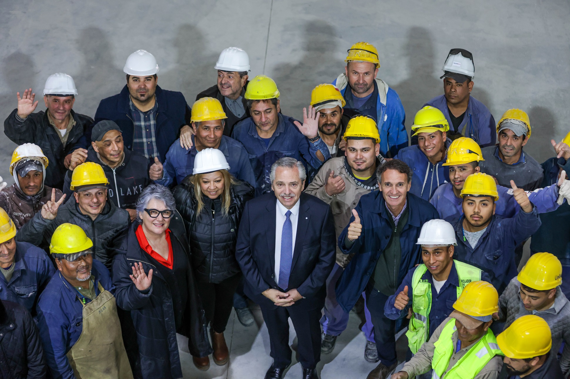 El presidente recorrió las obras del primer edificio propio de la Universidad Nacional de las Artes en el barrio de La Boca