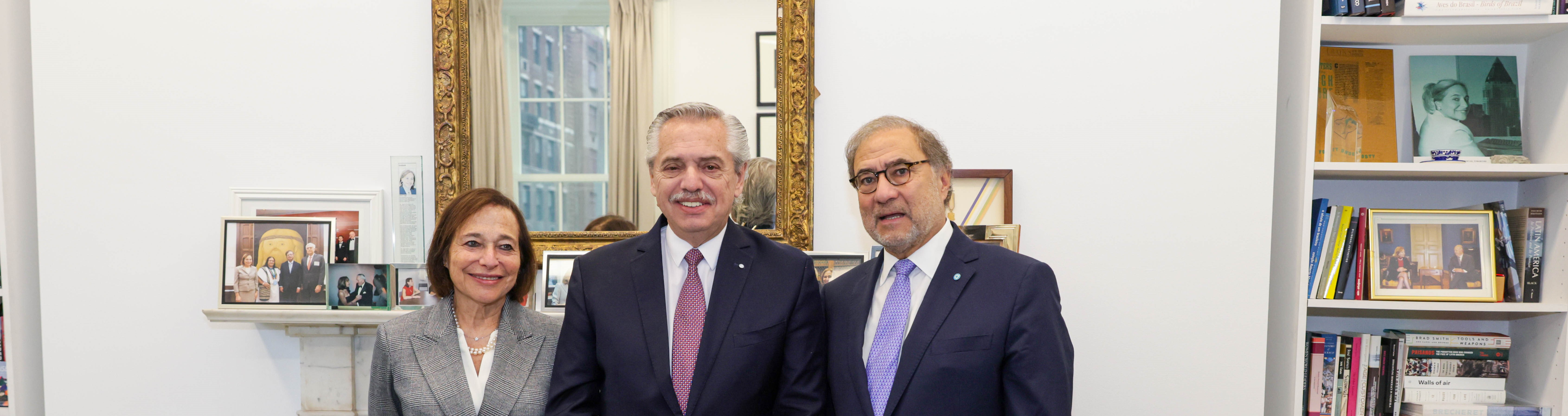 El presidente se reunió con la presidenta y CEO del Council of the Americas, Susan Segal