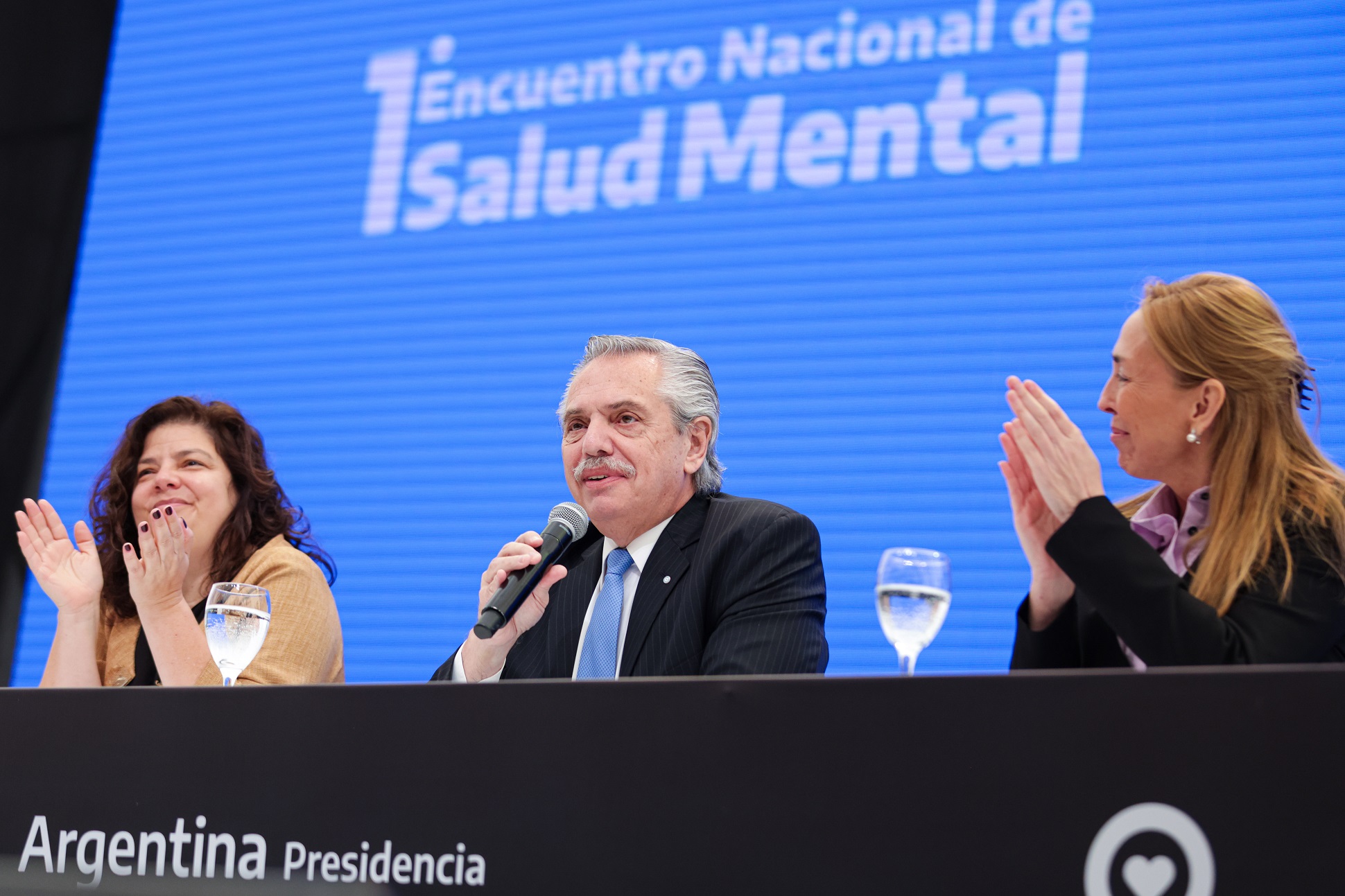 El presidente inauguró en Tecnópolis el Primer Encuentro Nacional de Salud Mental