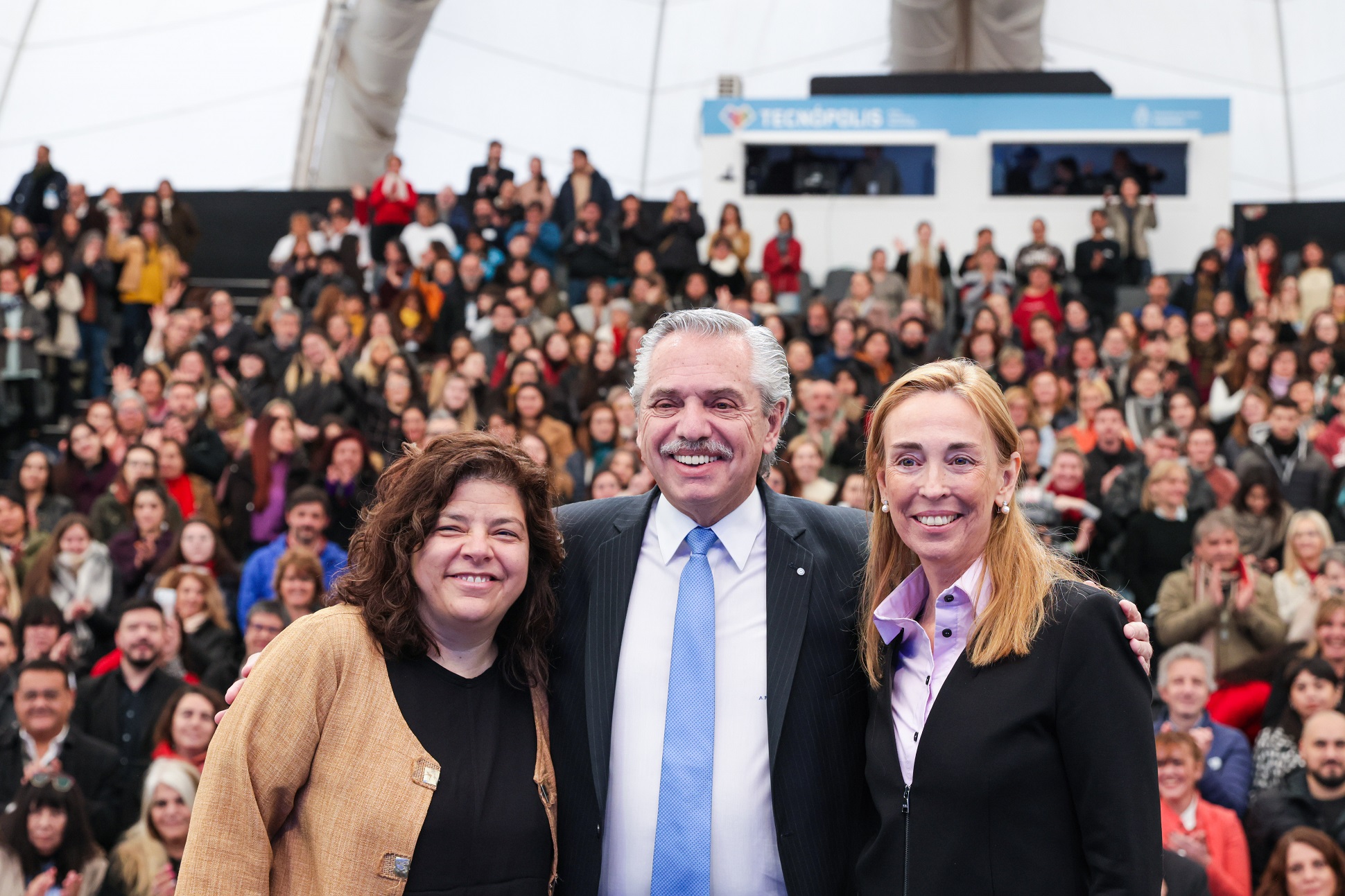 El presidente inauguró en Tecnópolis el Primer Encuentro Nacional de Salud Mental