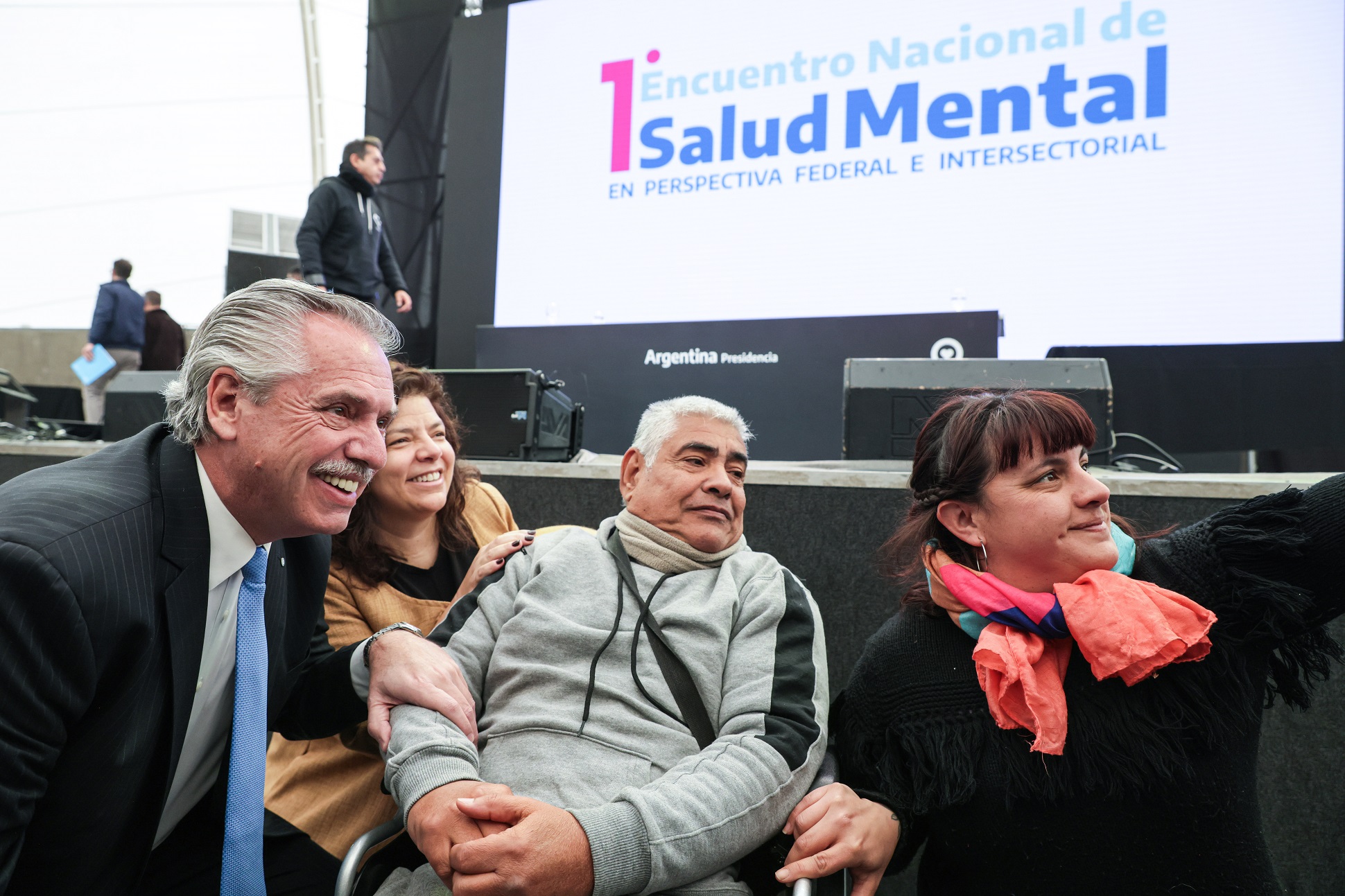 El presidente inauguró en Tecnópolis el Primer Encuentro Nacional de Salud Mental