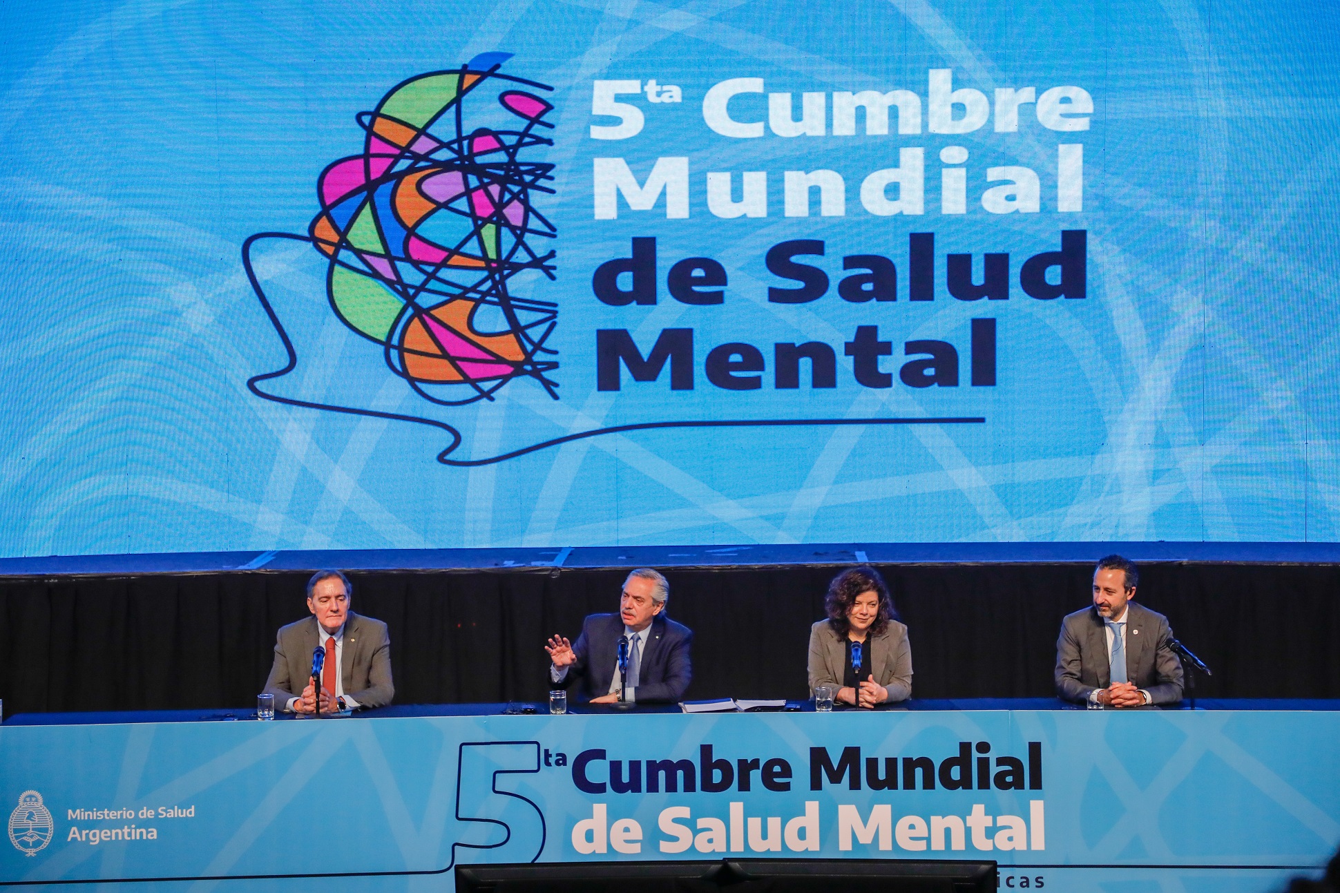 El presidente encabezó la apertura de la 5° Cumbre Mundial de Salud Mental, con sede en la Argentina