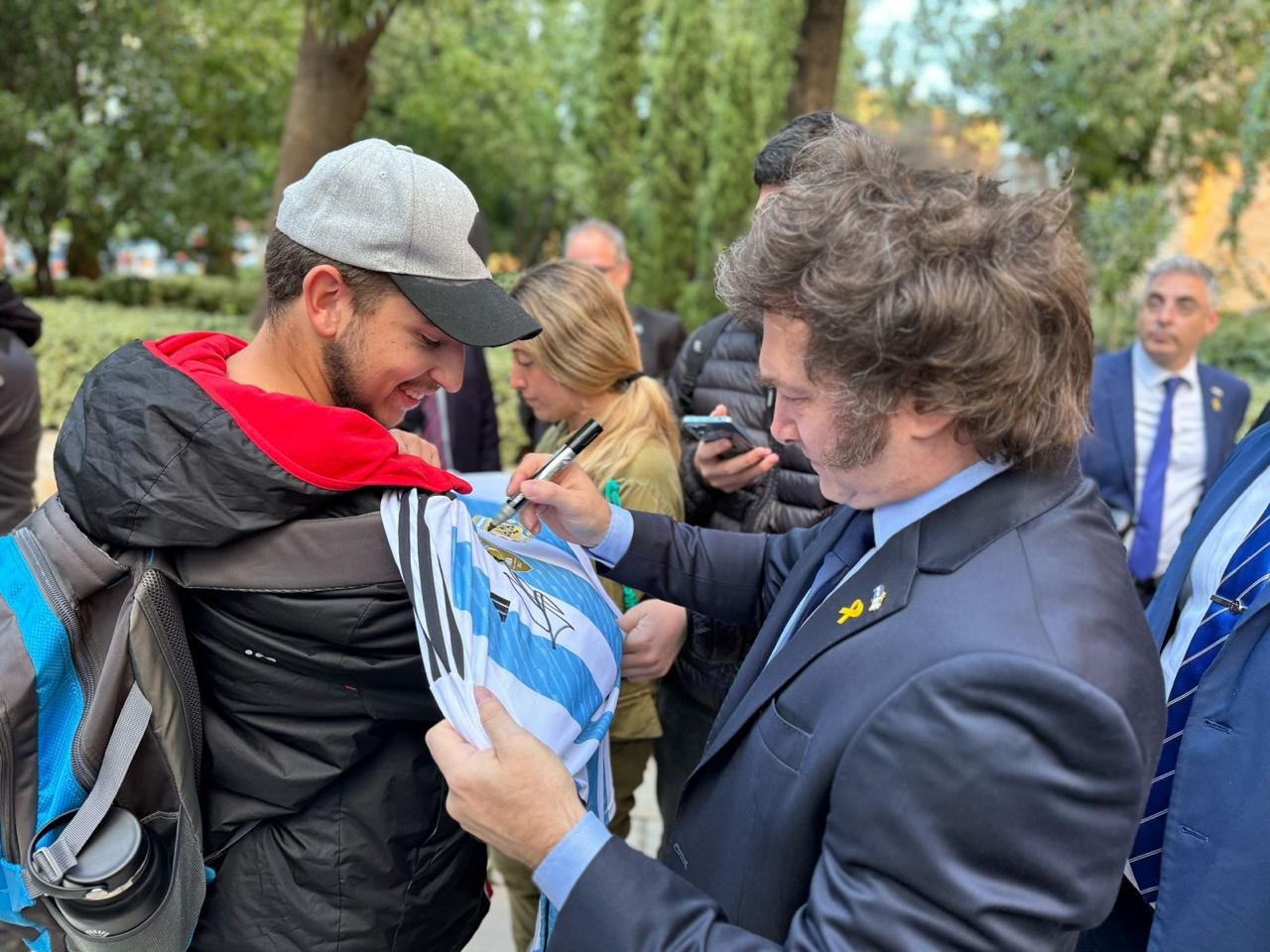 El presidente Javier Milei visitó el Muro de los Lamentos en Jerusalén 