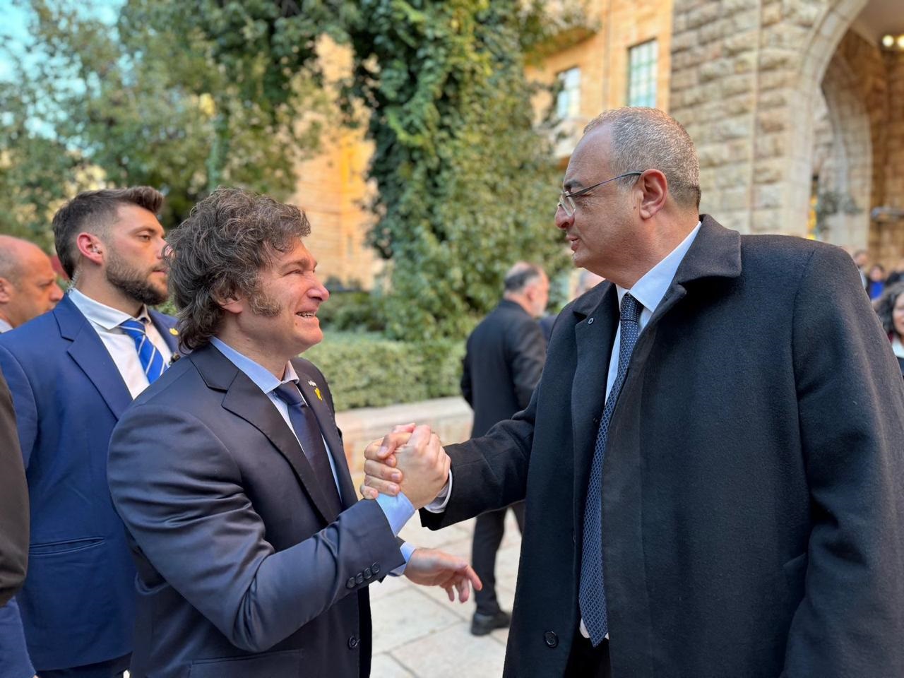 El presidente Javier Milei visitó el Muro de los Lamentos en Jerusalén 