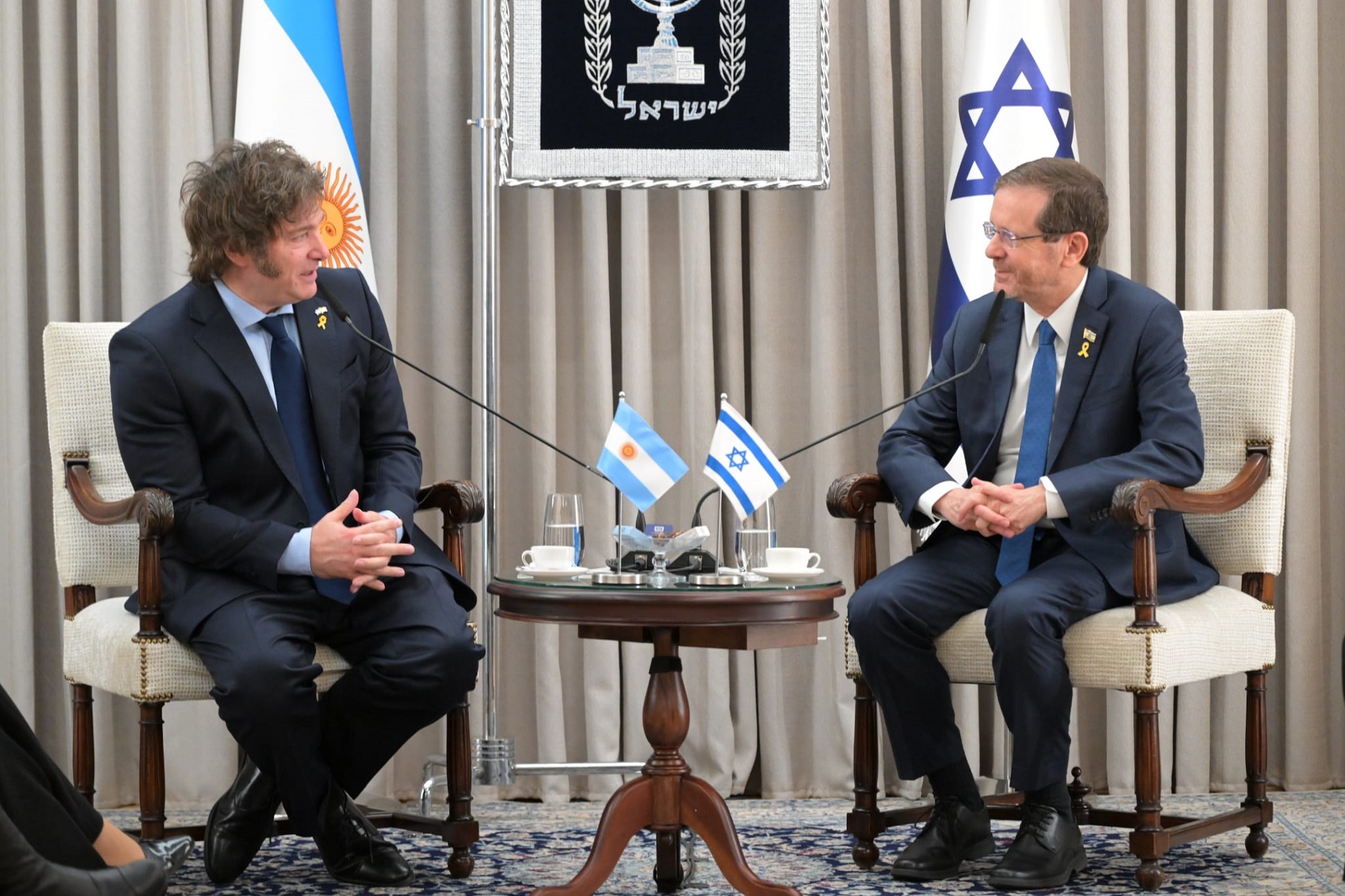 El presidente Javier Milei visitó el Muro de los Lamentos en Jerusalén 