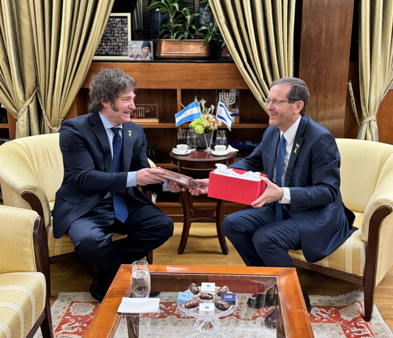 El presidente Javier Milei visitó el Muro de los Lamentos en Jerusalén 