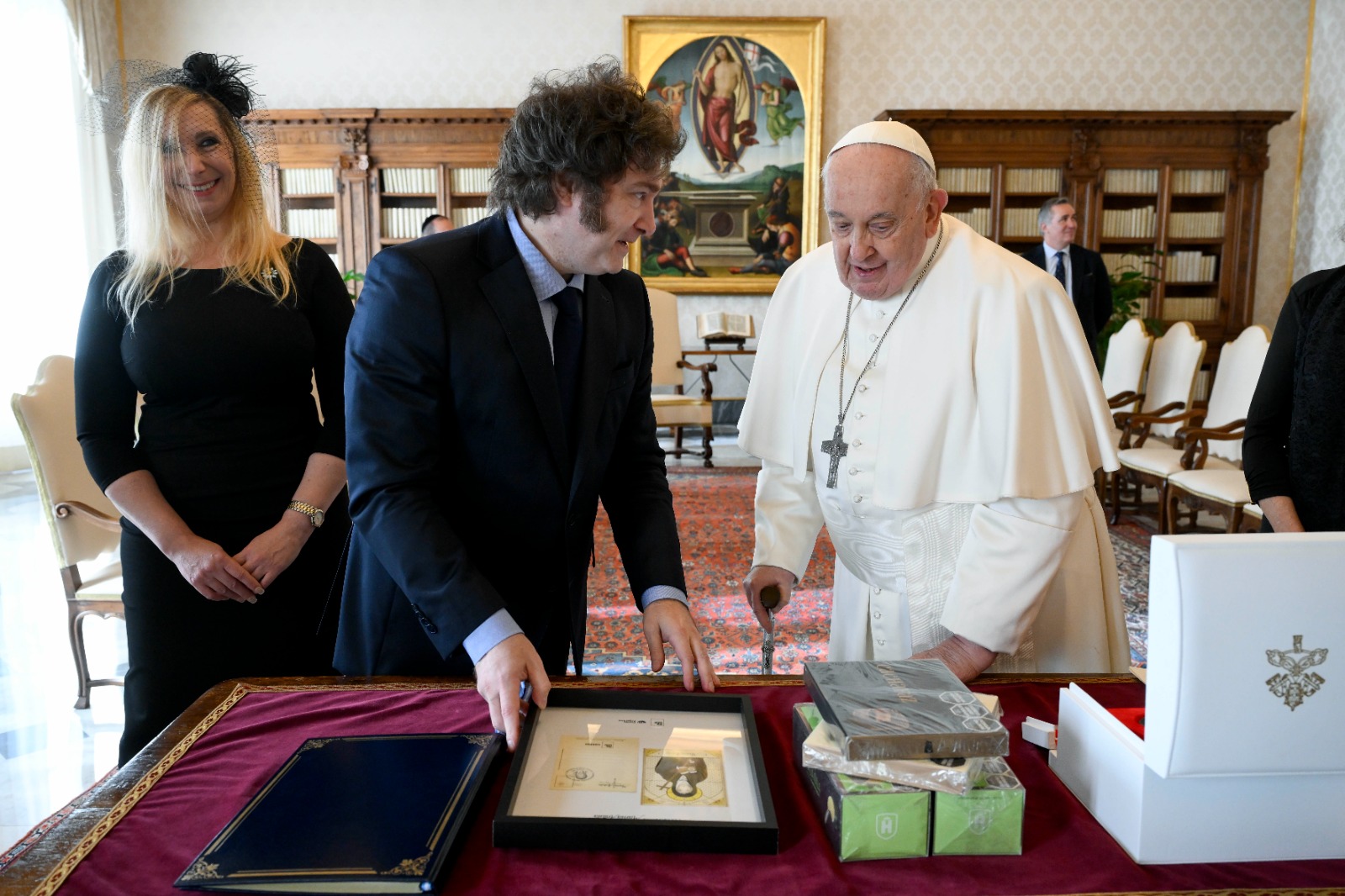 El Presidente Milei mantuvo una reunión con el Papa Francisco